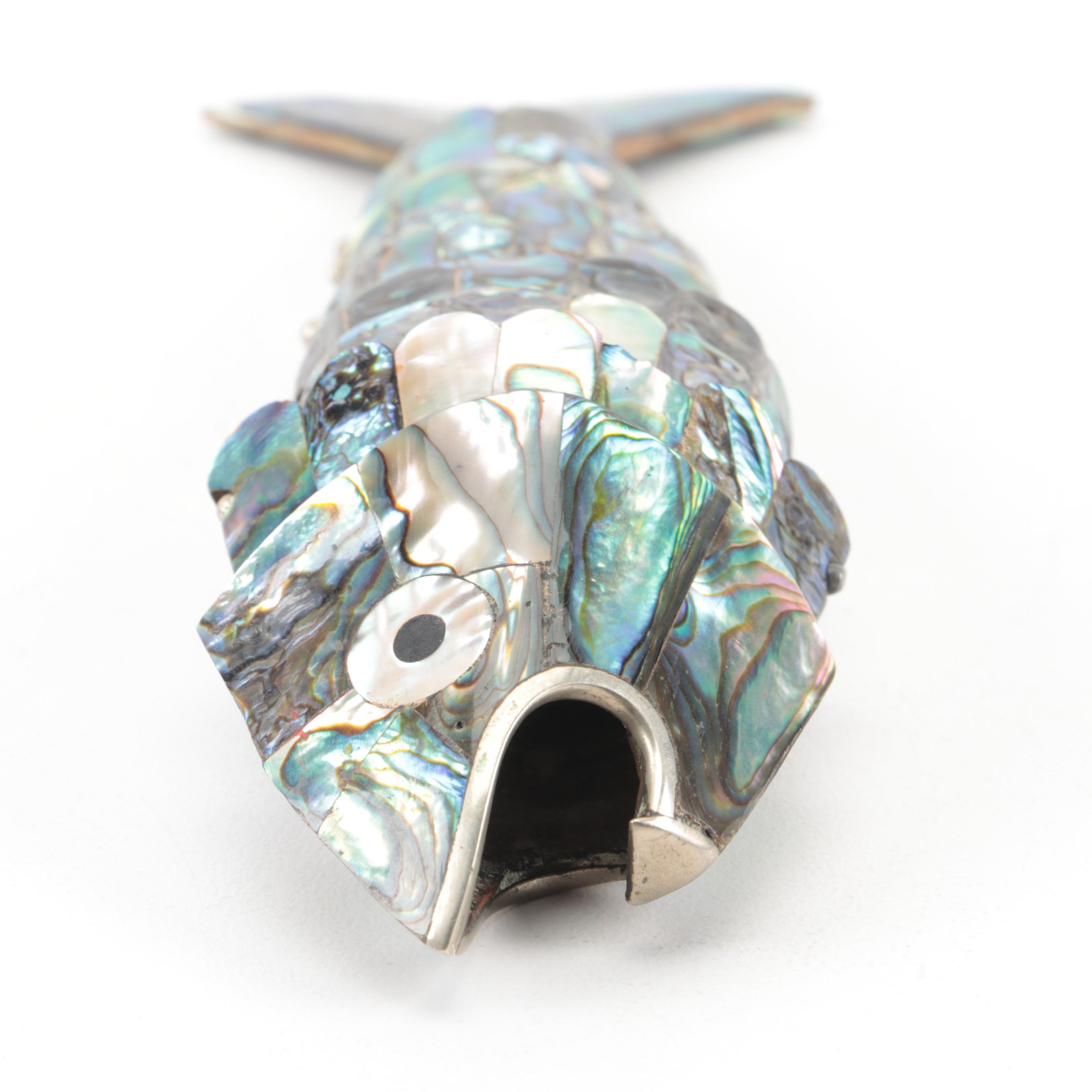 Mexican Abalone Reticulated Fish Bottle Opener
