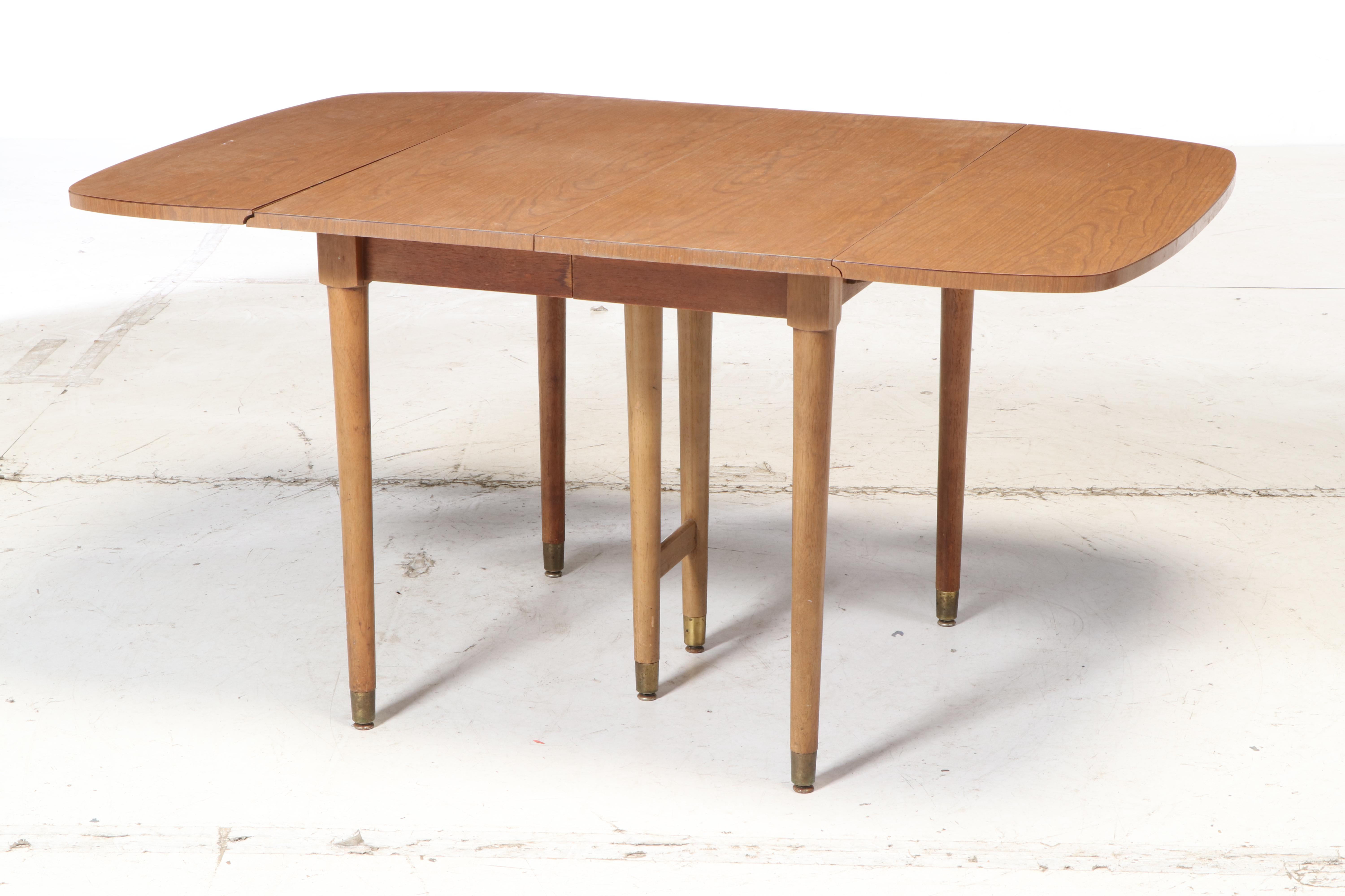 Drexel "Biscayne" Mid Century Modern Laminate Top Table with Side Chairs