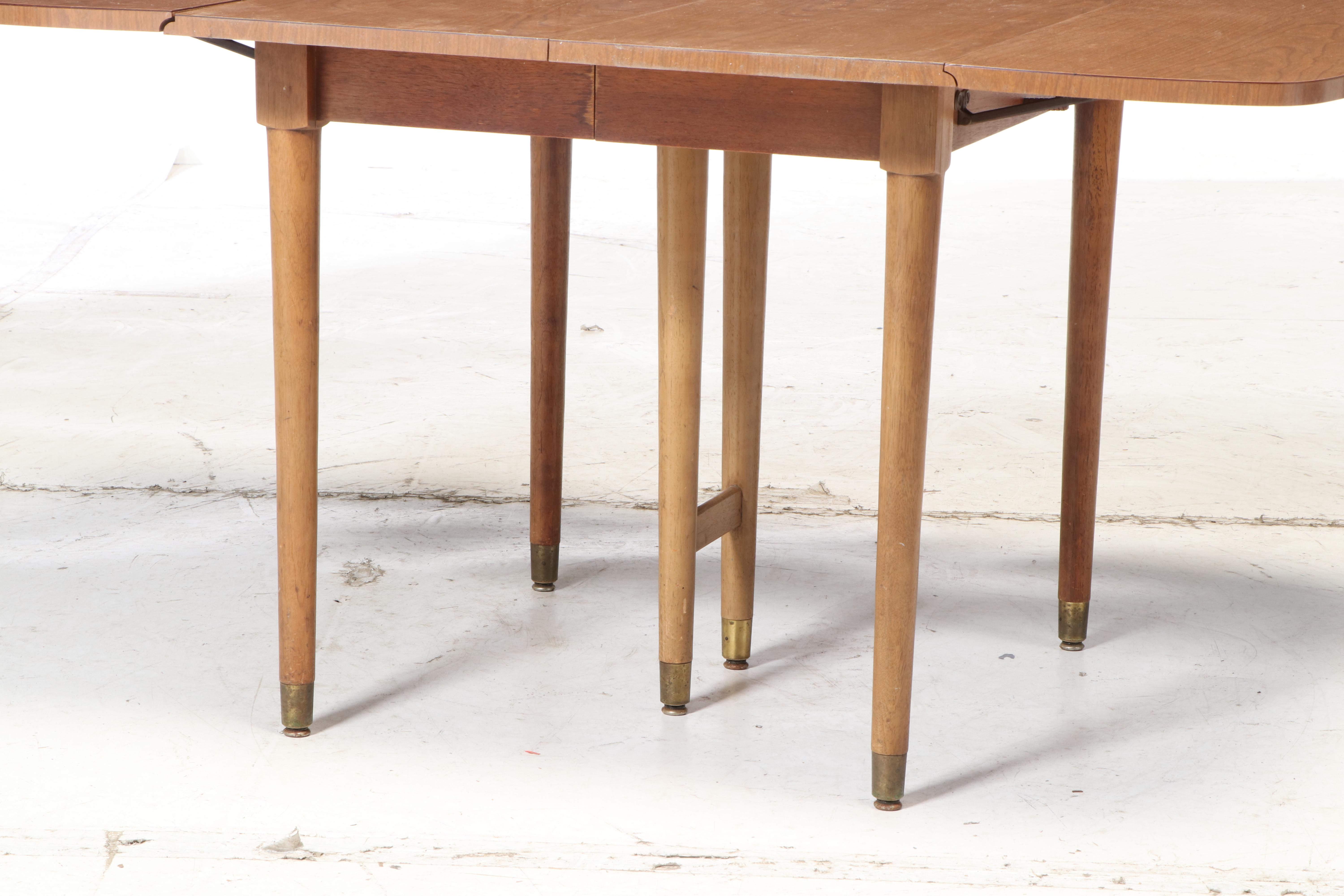 Drexel "Biscayne" Mid Century Modern Laminate Top Table with Side Chairs