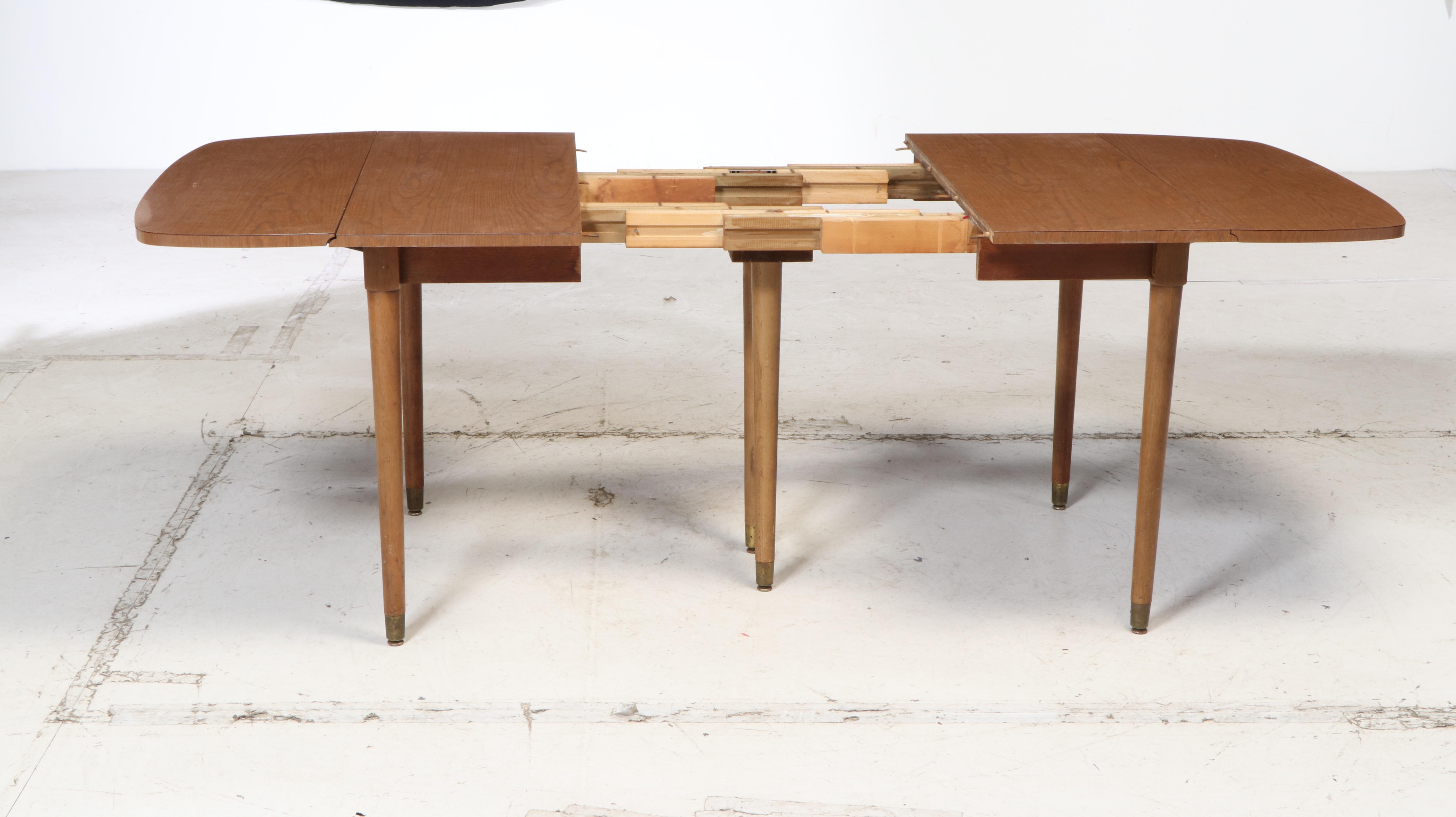 Drexel "Biscayne" Mid Century Modern Laminate Top Table with Side Chairs