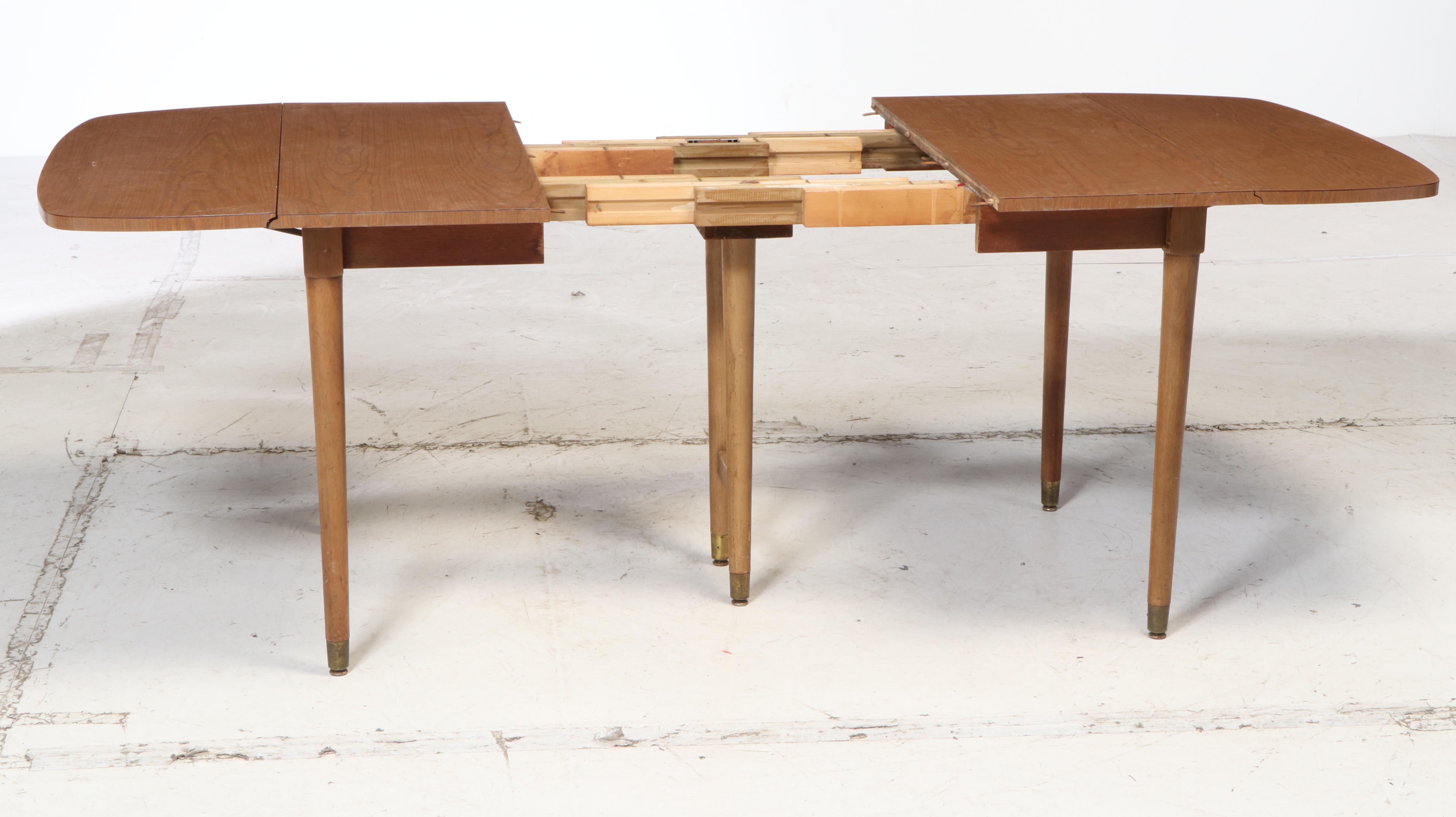 Drexel "Biscayne" Mid Century Modern Laminate Top Table with Side Chairs