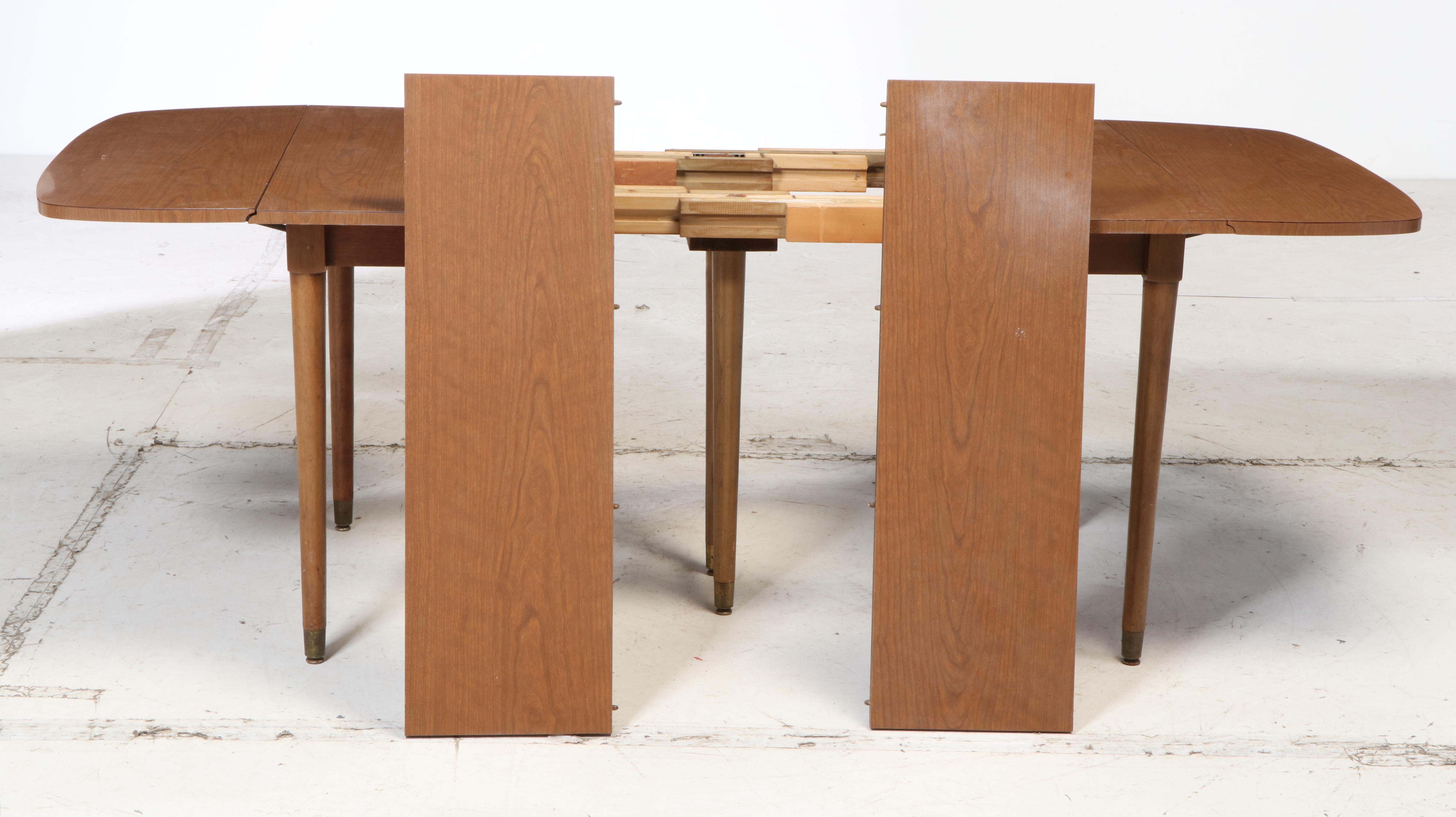 Drexel "Biscayne" Mid Century Modern Laminate Top Table with Side Chairs