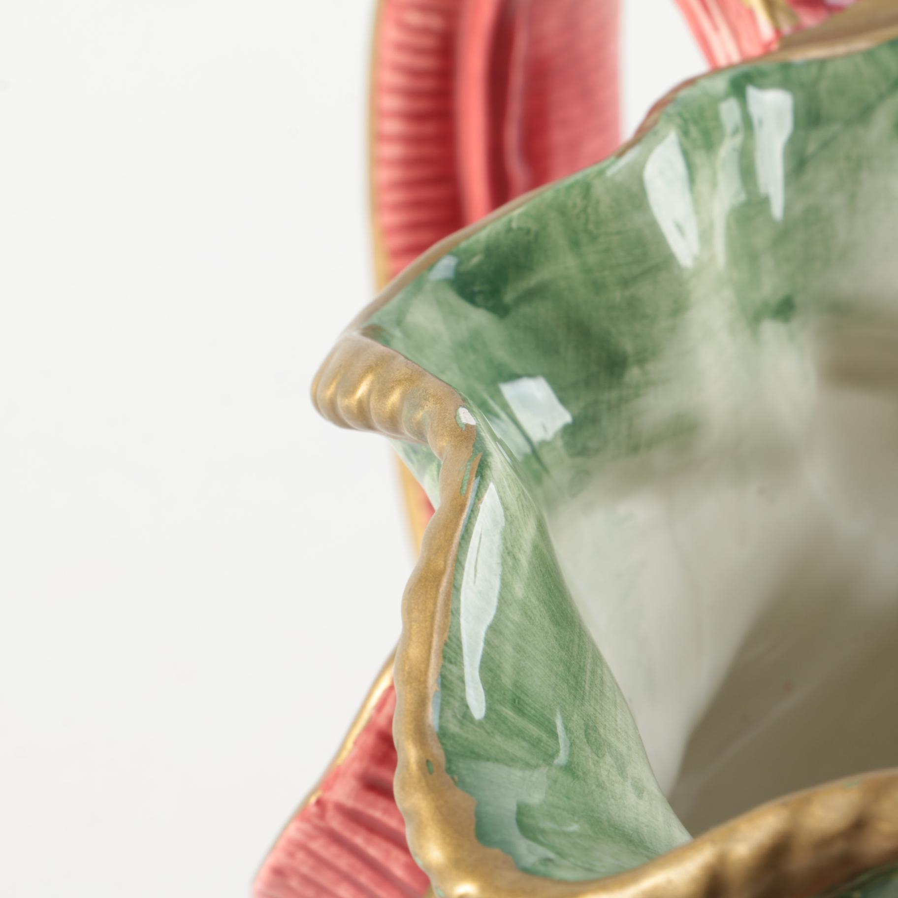 Fitz and Floyd "Kris Kringle" Ceramic Pitcher, 1994–1997