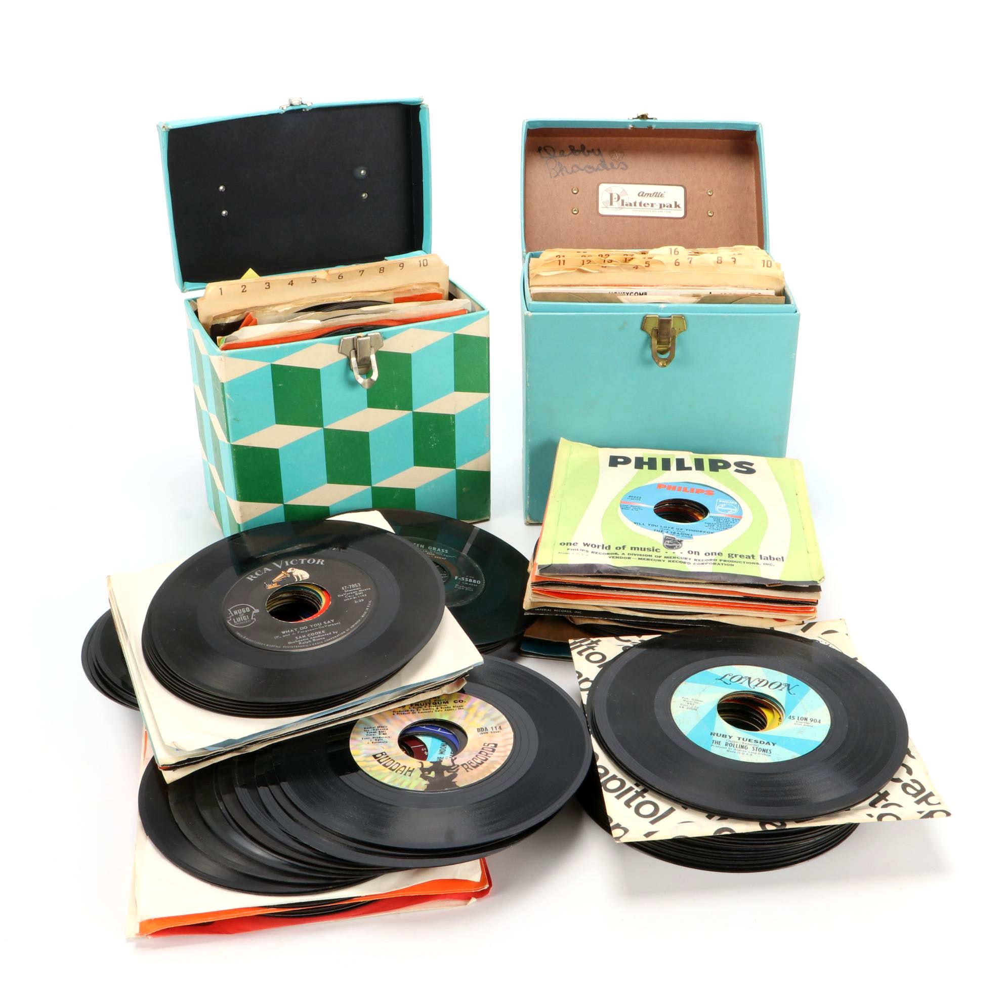 Marvin Gaye, The Beach Boys, Roy Orbison and Other 45 RPM Vinyl Records