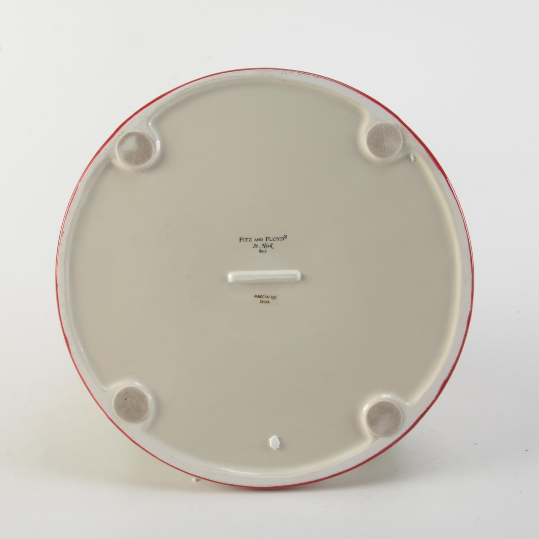 Fitz and Floyd "St. Nick" Ceramic Cookie Jar, 2008–2010