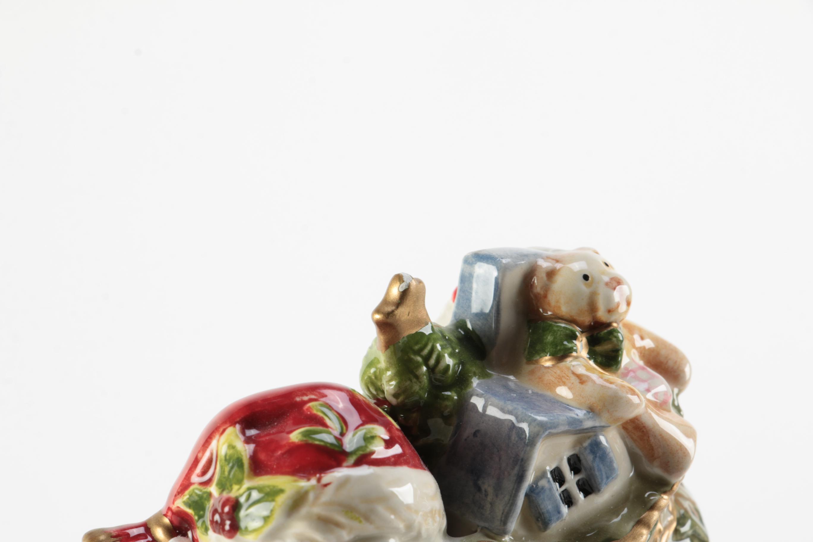 Fitz and Floyd "St. Nick" Ceramic Cookie Jar, 2008–2010