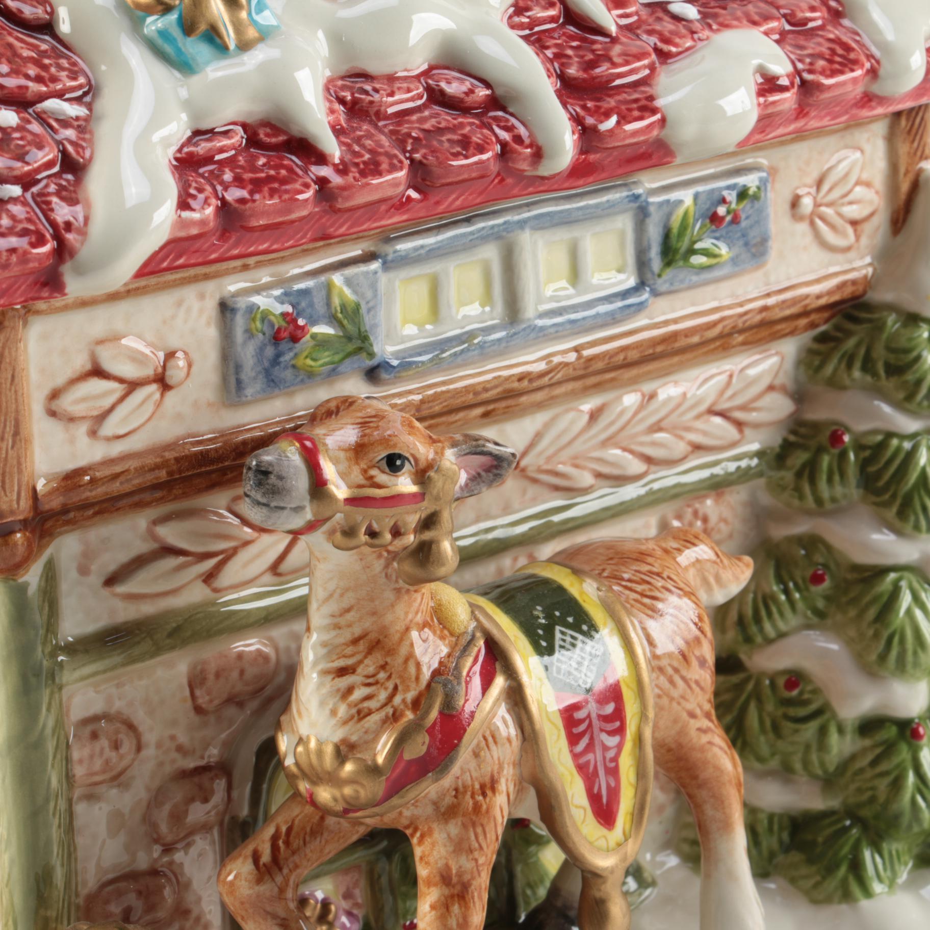 Fitz and Floyd "St. Nick" Ceramic Cookie Jar, 2008–2010