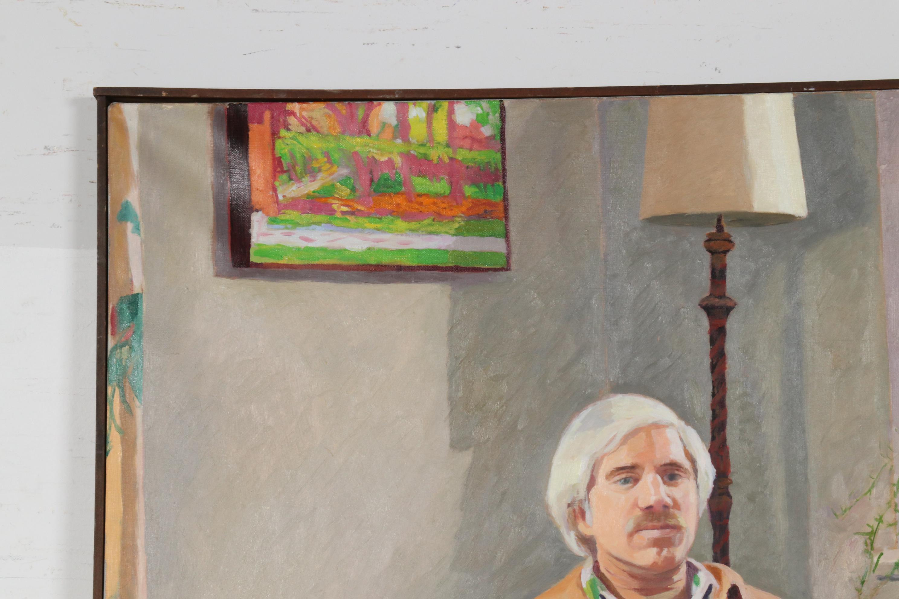 Stephen Hankin Oil Painting "Tony and Laura," 1981