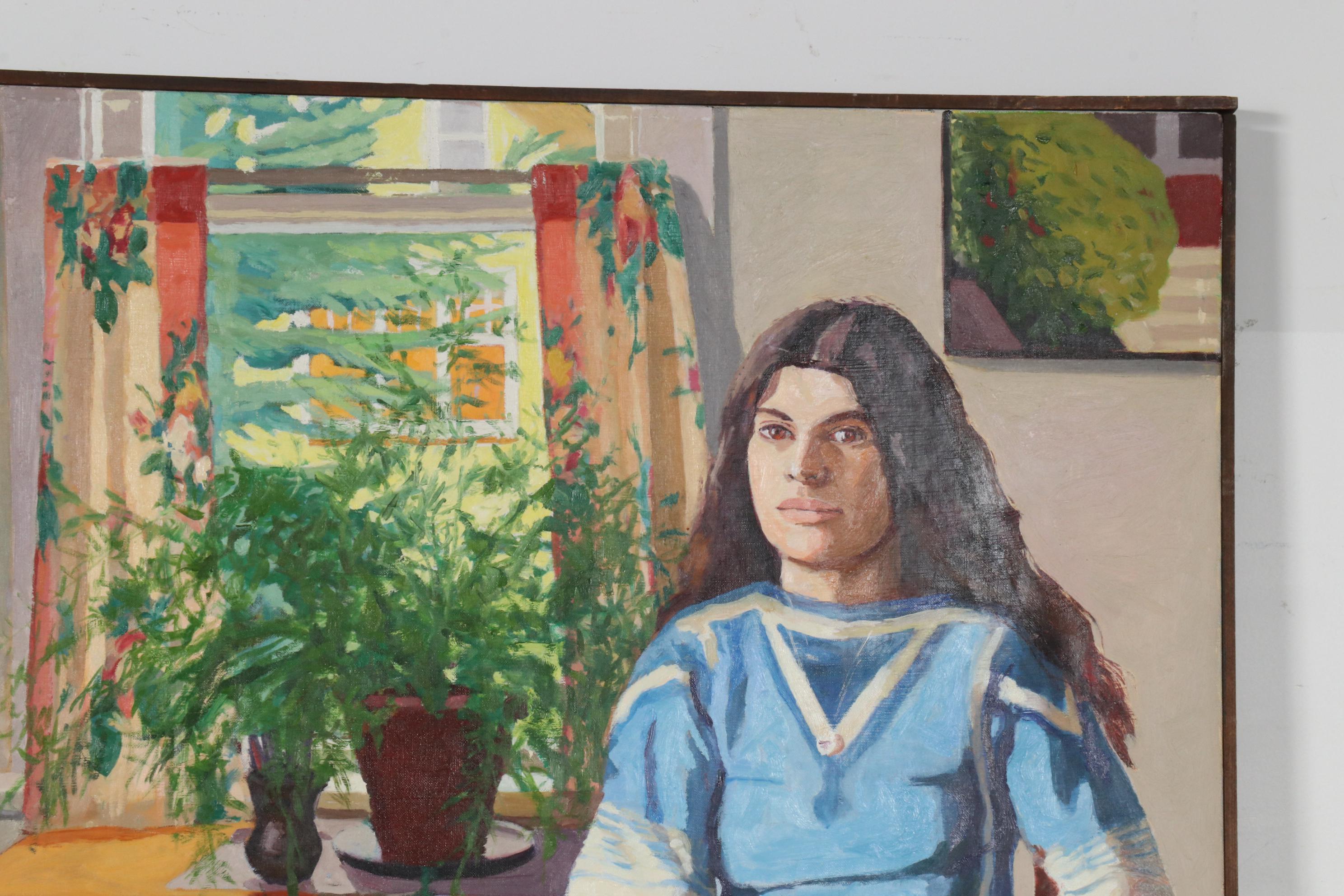 Stephen Hankin Oil Painting "Tony and Laura," 1981