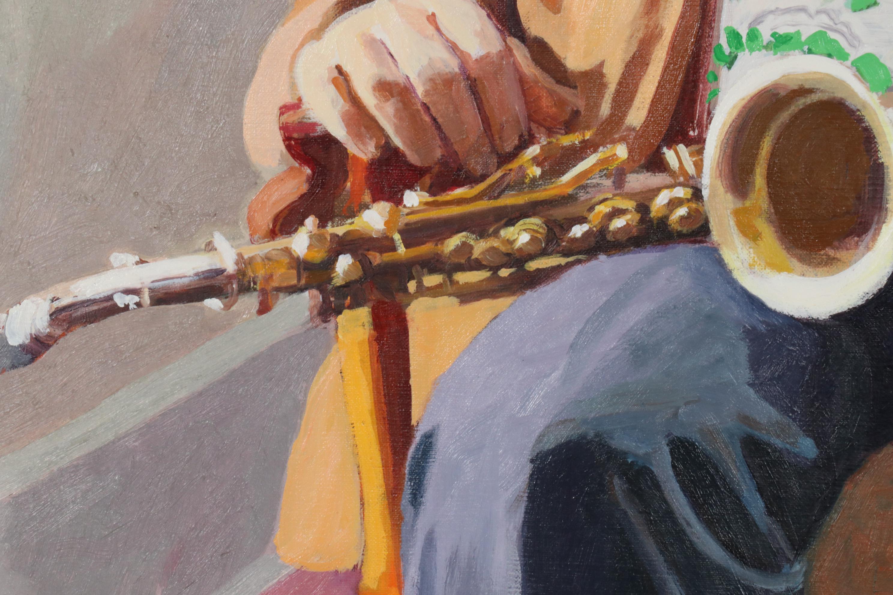 Stephen Hankin Oil Painting "Tony and Laura," 1981