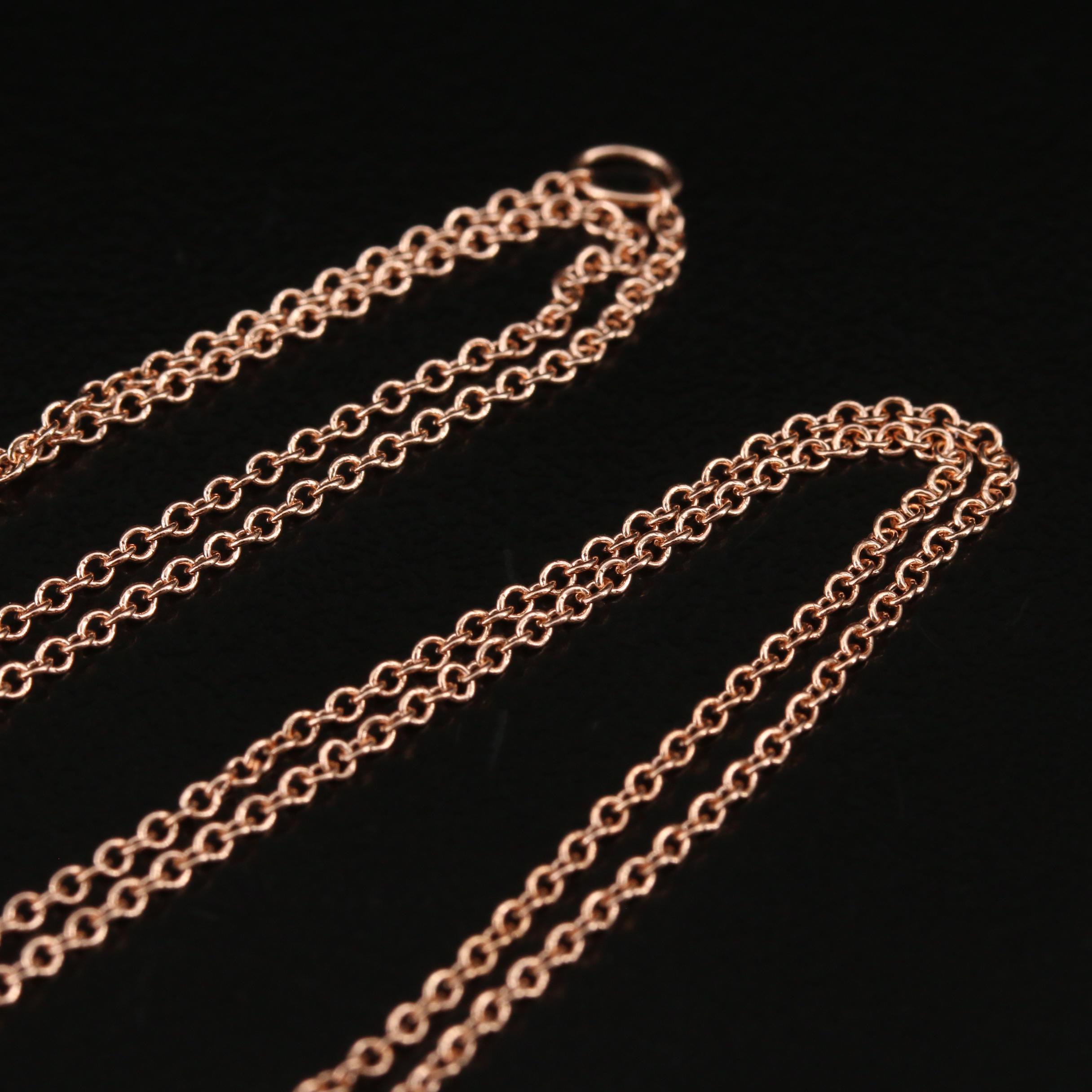 EFFY 14K Rose Gold Citrine and Diamond Pendant Necklace