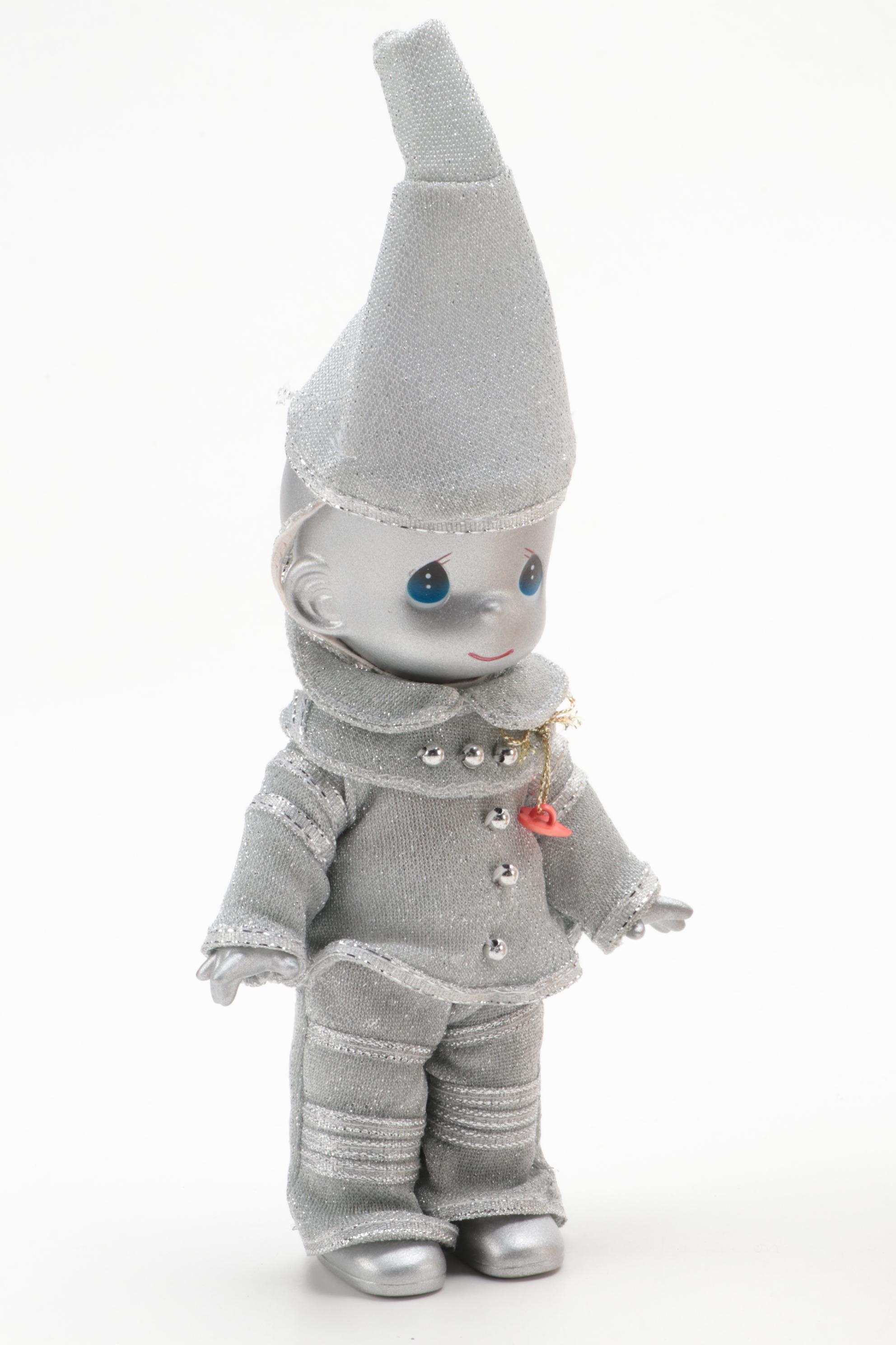 Precious Moments "The Wizard of Oz" Scarecrow, Tin Man and Lion Dolls