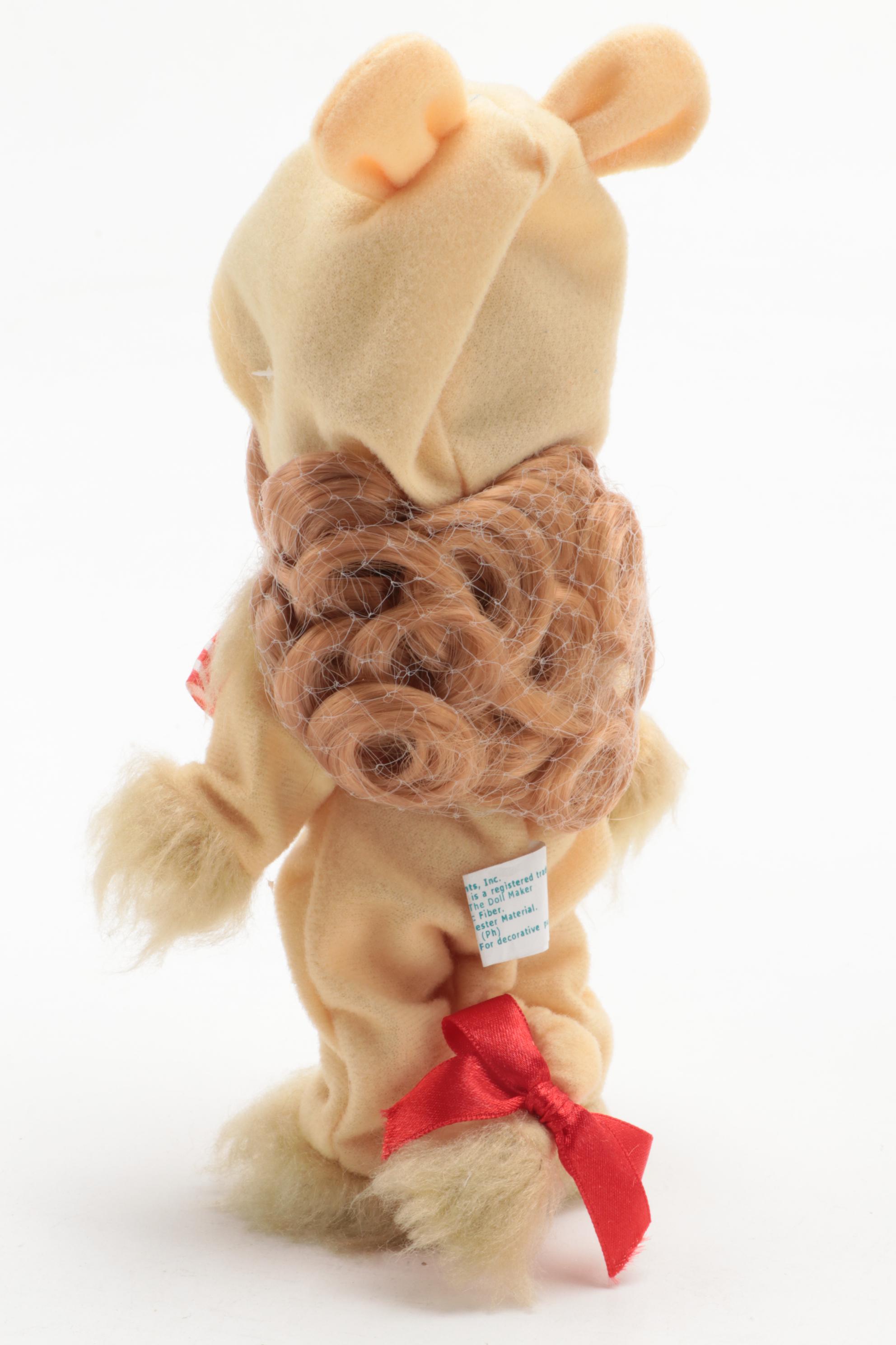 Precious Moments "The Wizard of Oz" Scarecrow, Tin Man and Lion Dolls