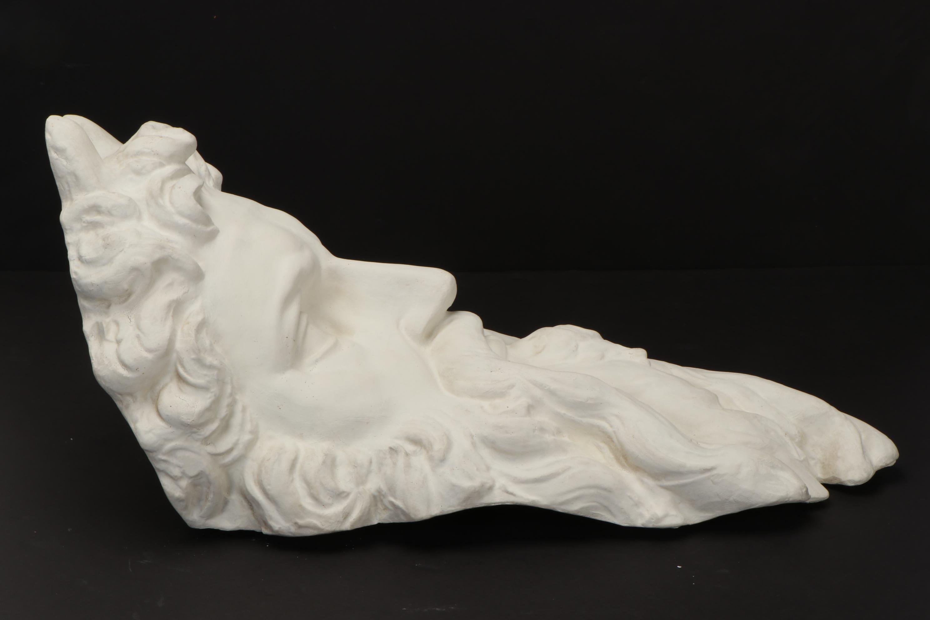 Plaster Cast of the Head of "Moses" after Michelangelo