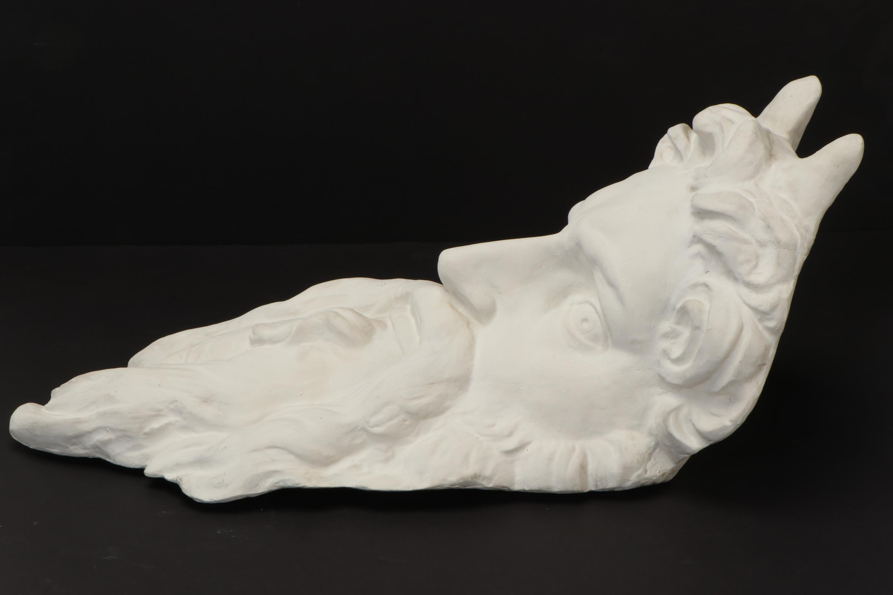 Plaster Cast of the Head of "Moses" after Michelangelo