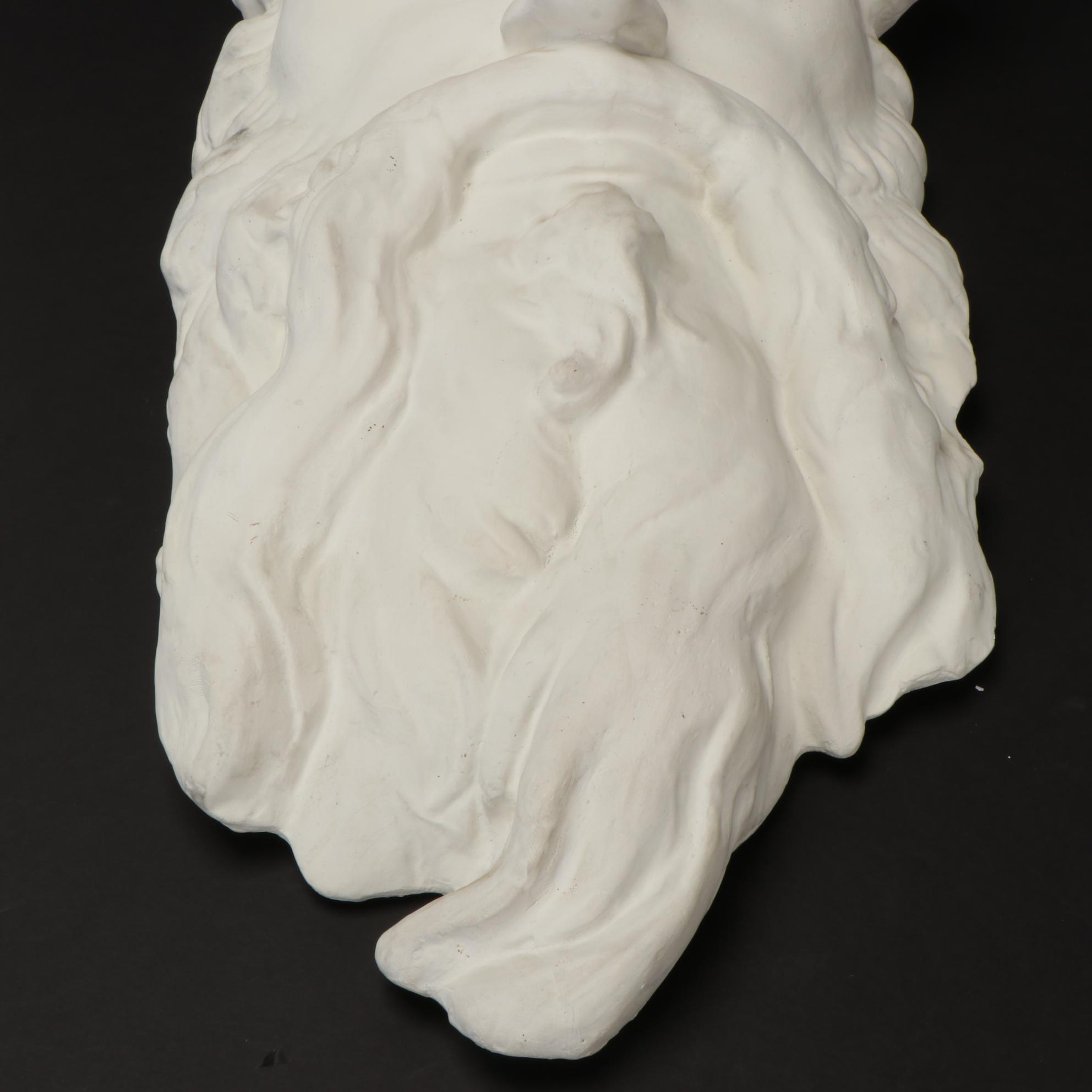 Plaster Cast of the Head of "Moses" after Michelangelo