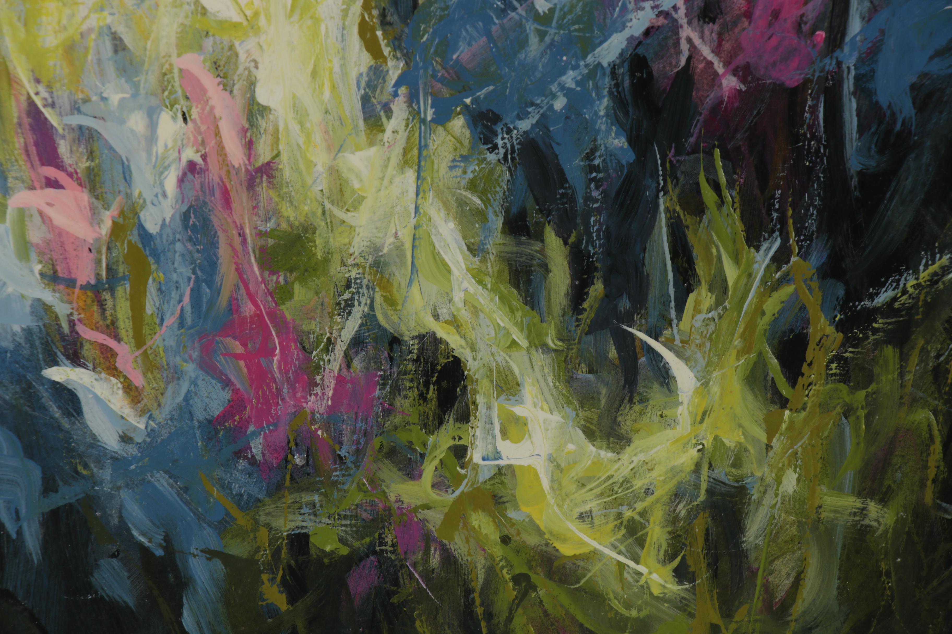 Jeremy Hansen Acrylic Painting "Move # 5," 2002