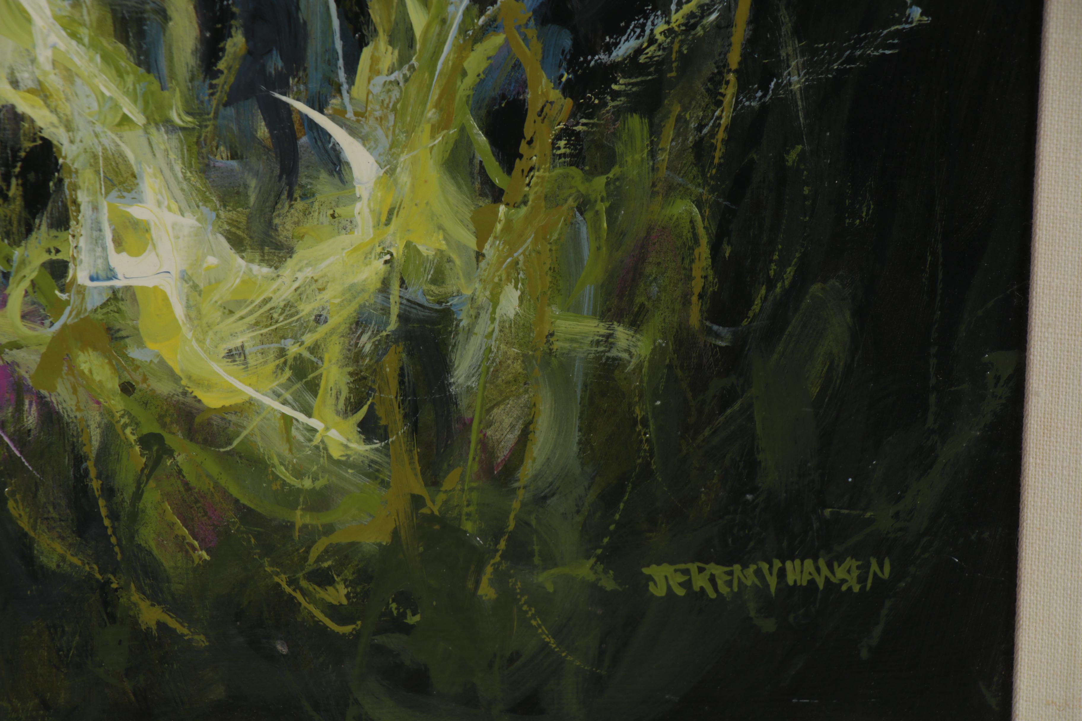 Jeremy Hansen Acrylic Painting "Move # 5," 2002