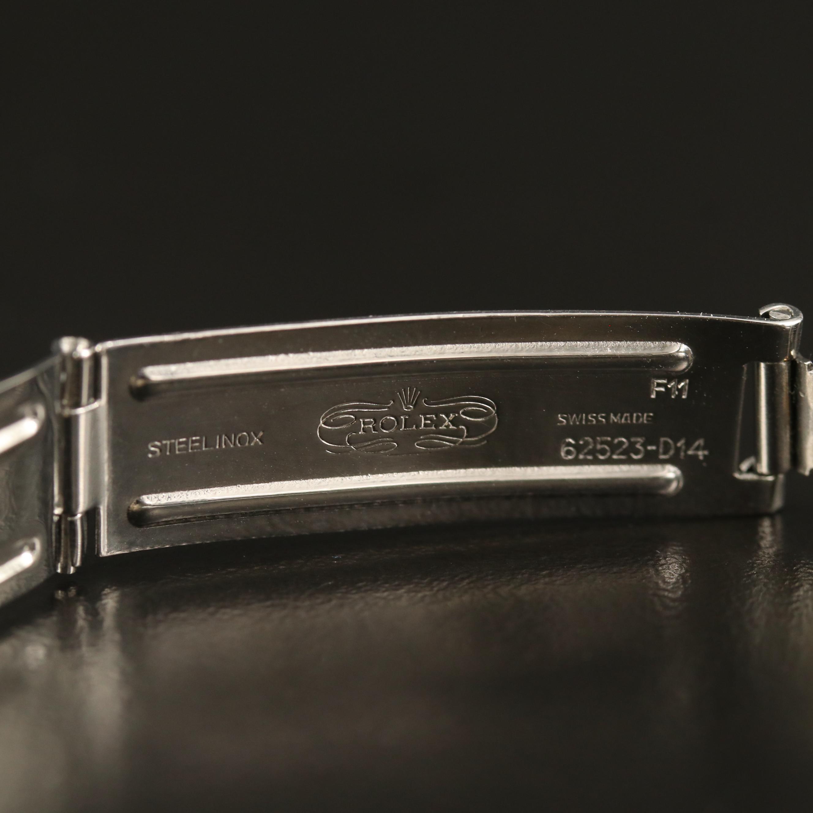 1981 Rolex Datejust 14K and Stainless Steel 1.00 CTW Diamond Watch