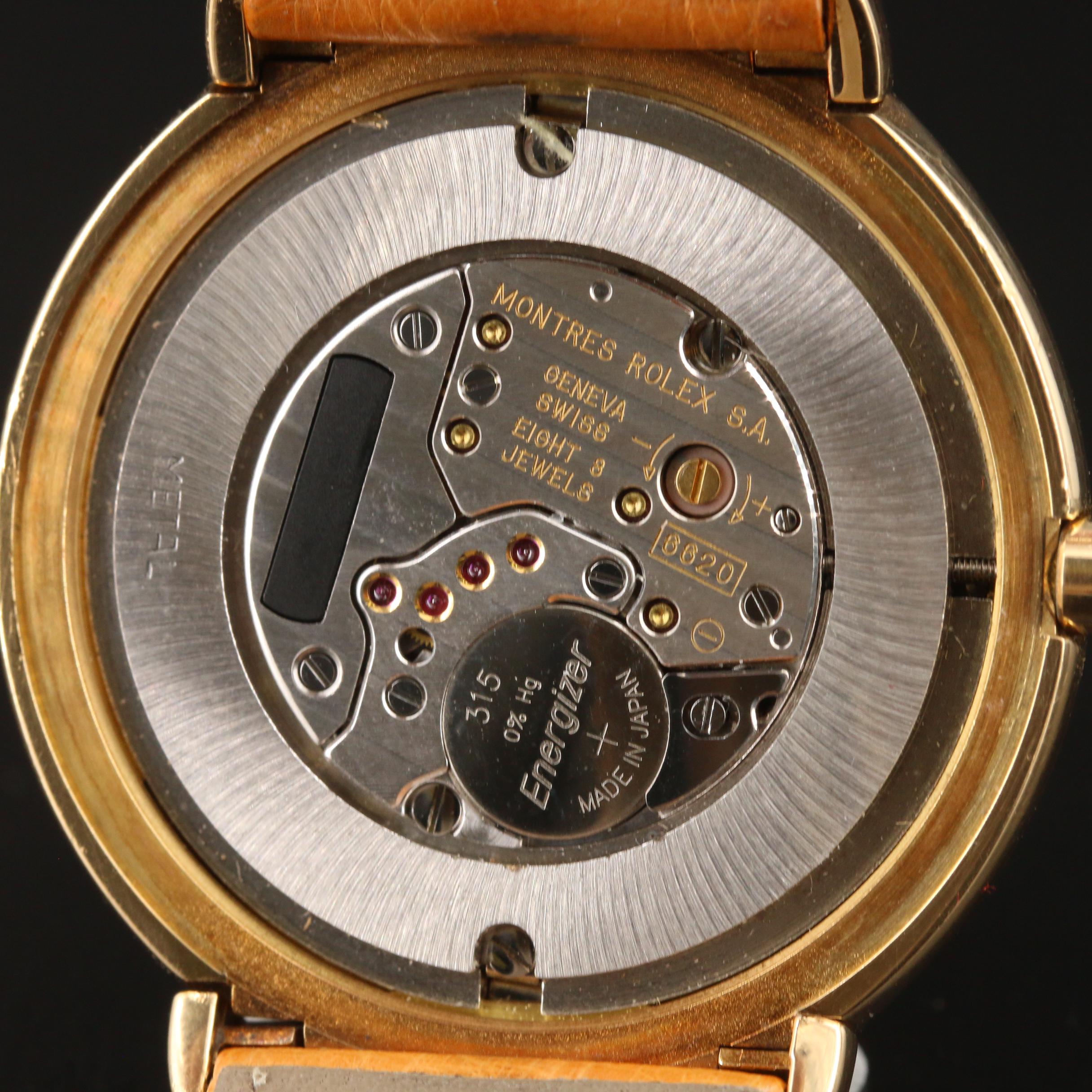 1993 Rolex "Cellini" 18K Yellow Gold Quartz Watch