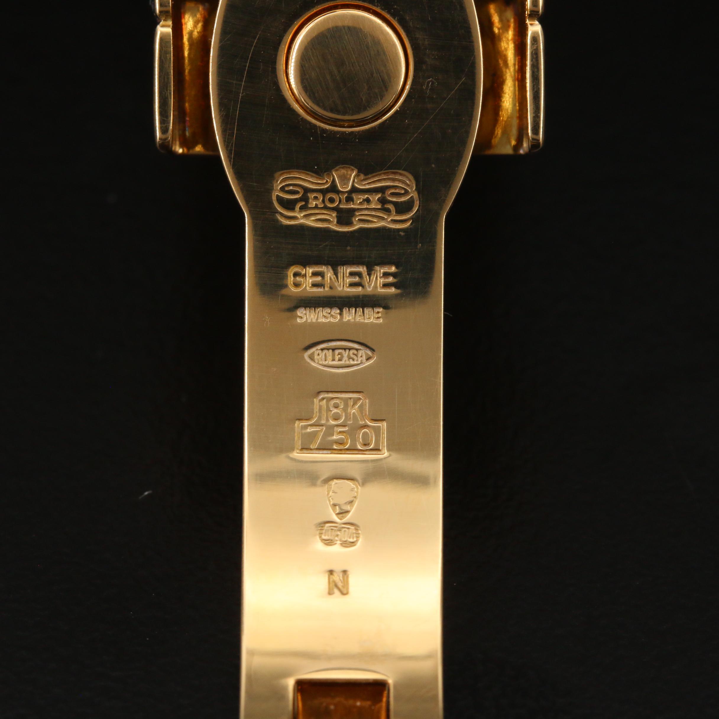 1993 Rolex "Cellini" 18K Yellow Gold Quartz Watch