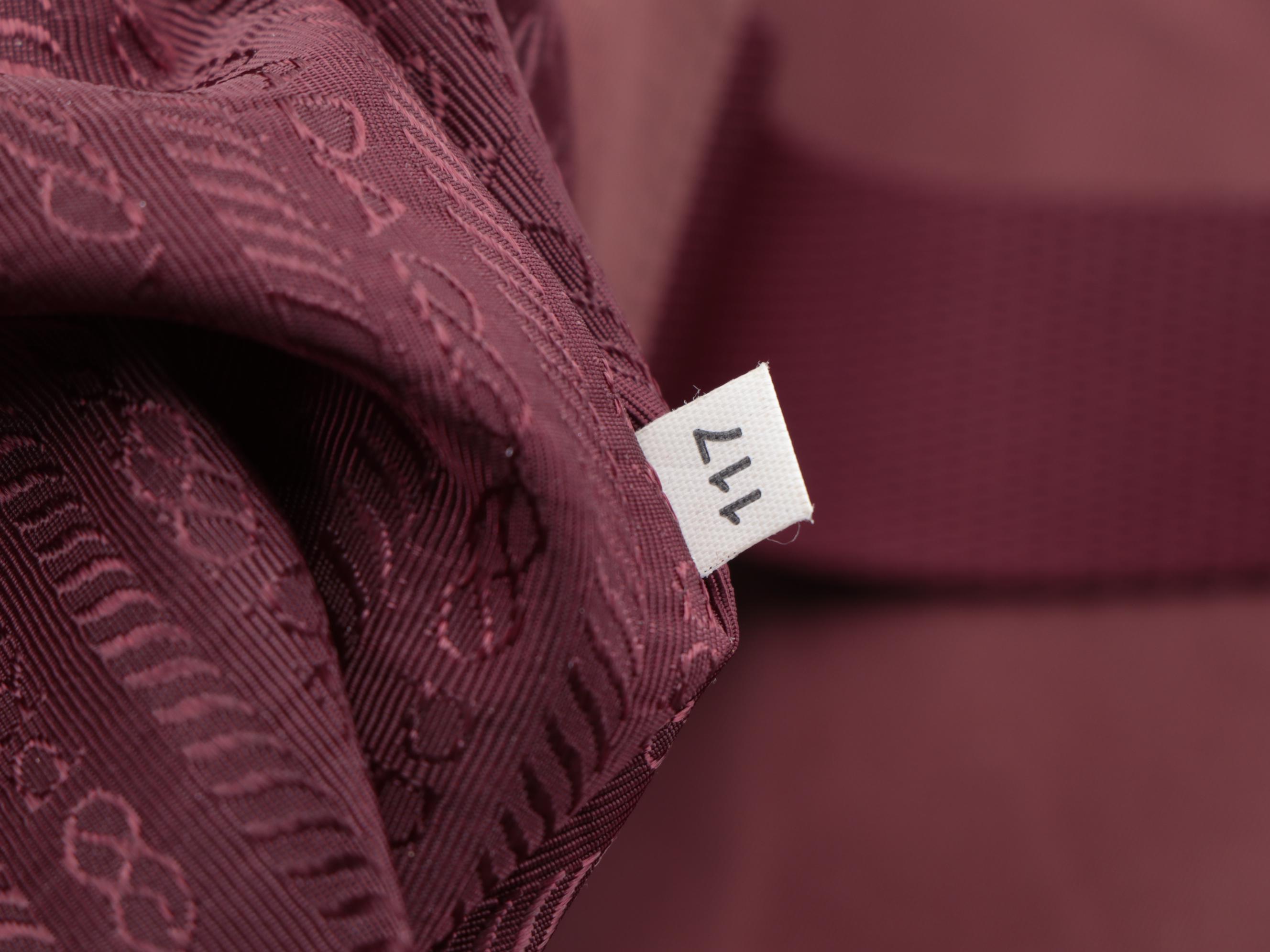 Prada Tessuto Tote Bag in Amaranth Nylon