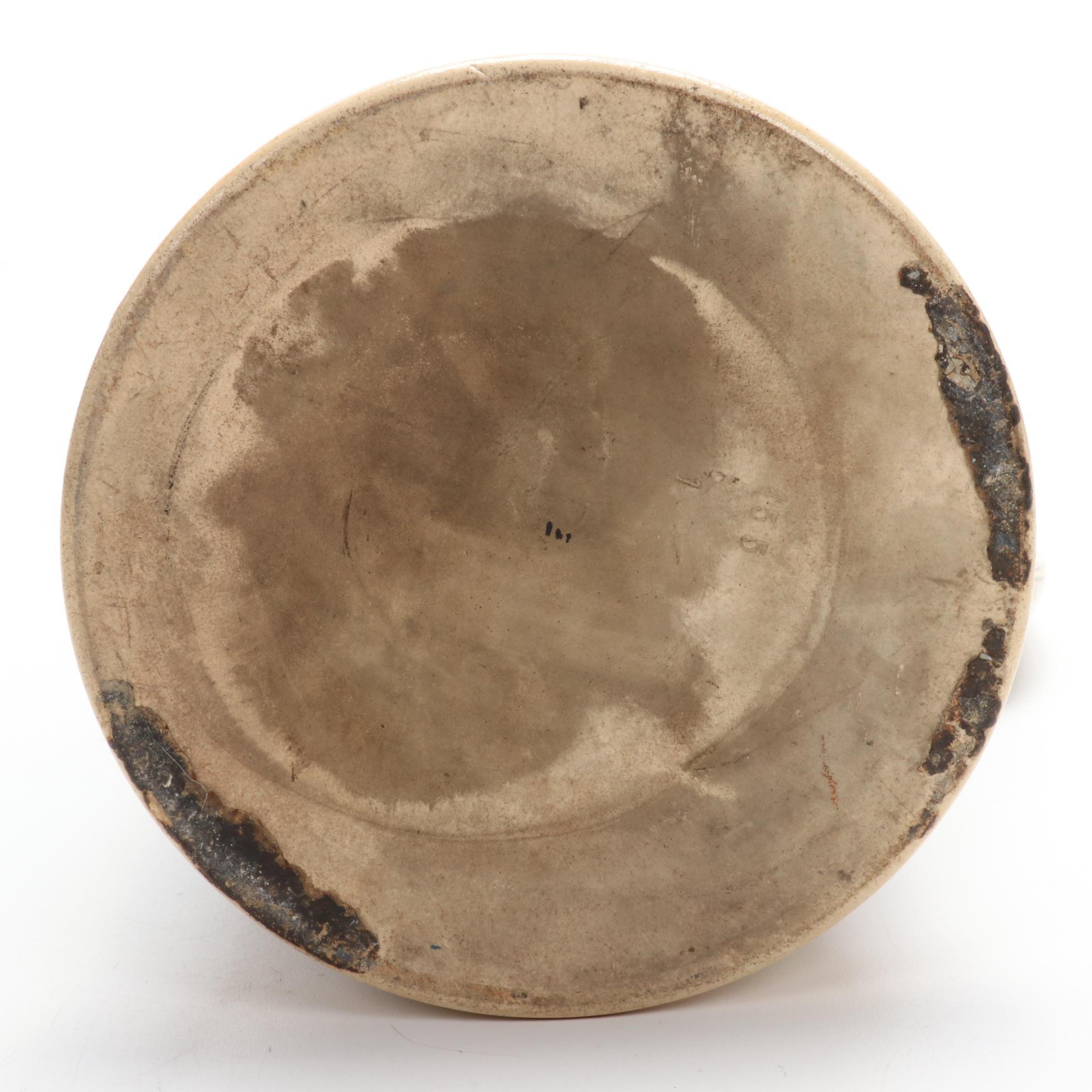 German Glazed Stoneware 5.5 Liter Beer Stein