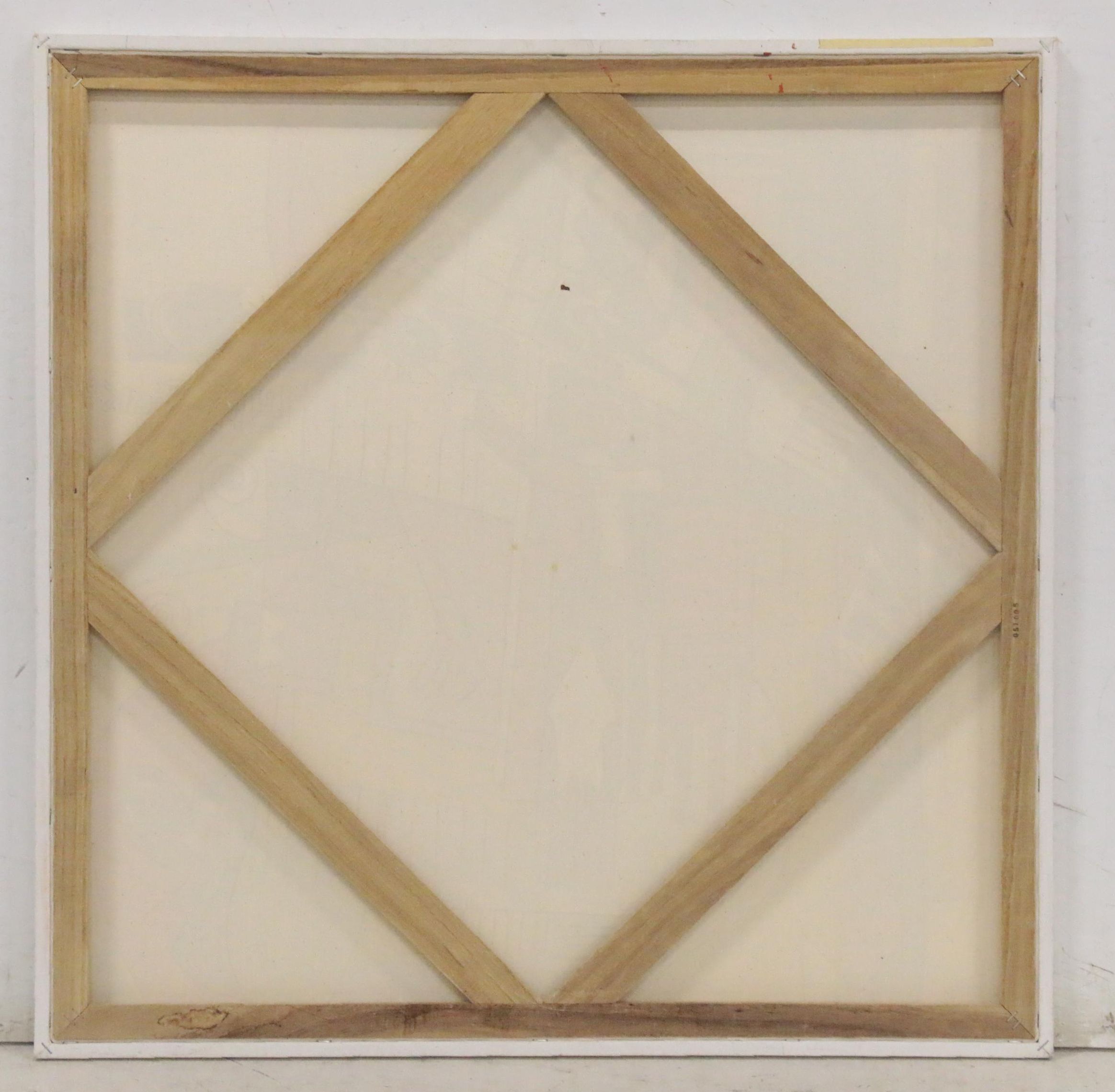 Phyllis Trager Hyman Abstract Oil Painting "Moon Shadow," 2006