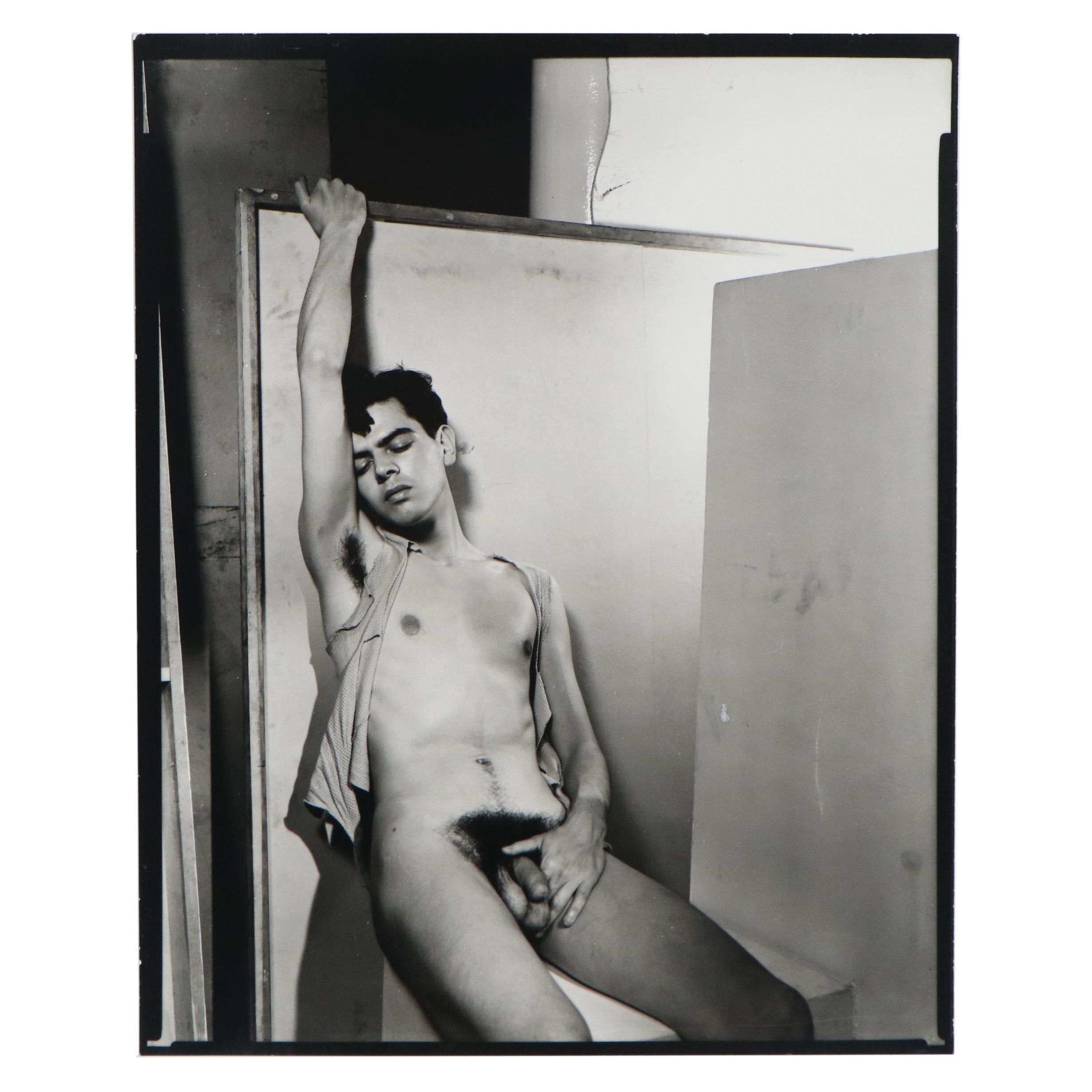 George Platt Lynes Silver-Gelatin Photograph of Male Nude