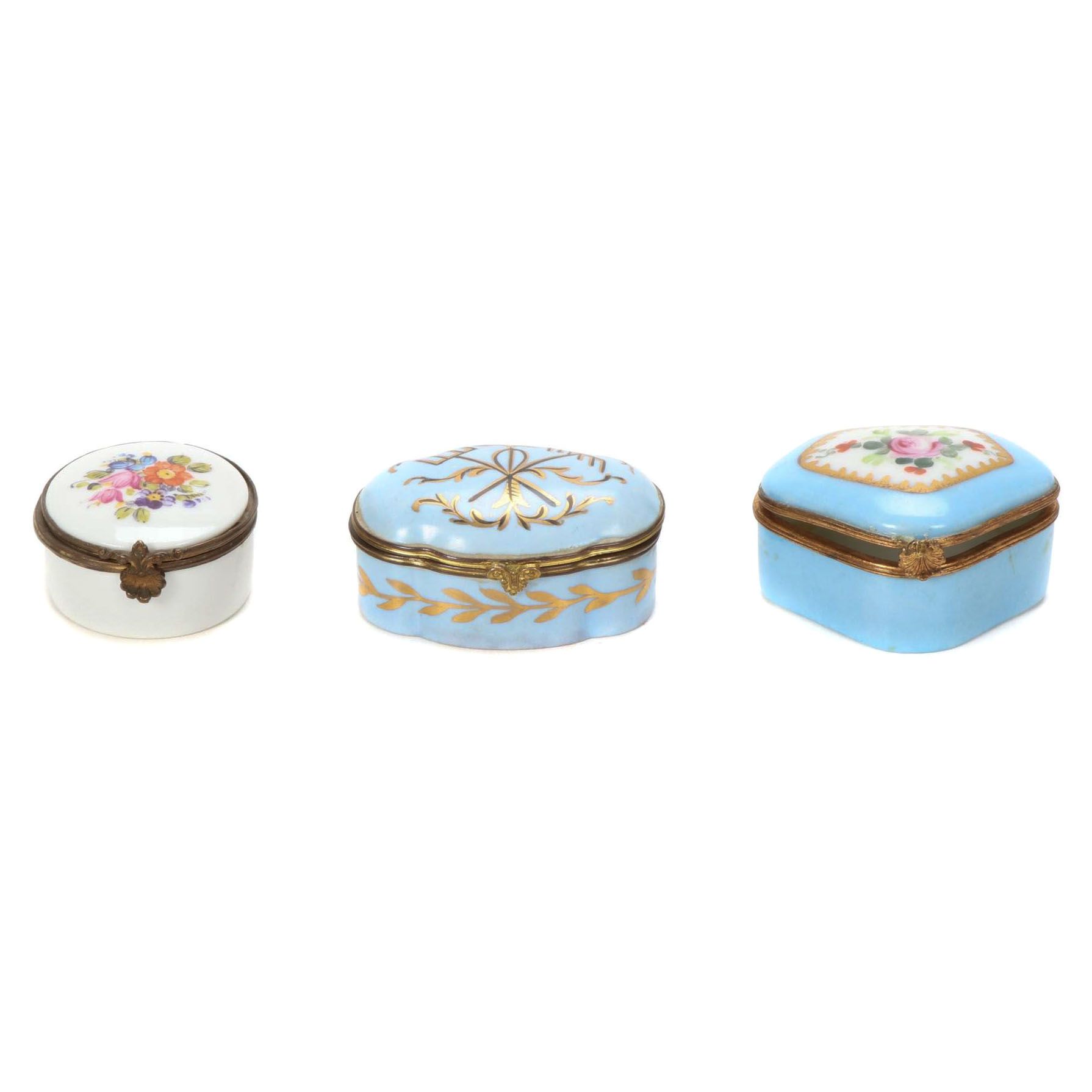 Carlin Comforts and Other French Hand-Painted Porcelain Boxes
