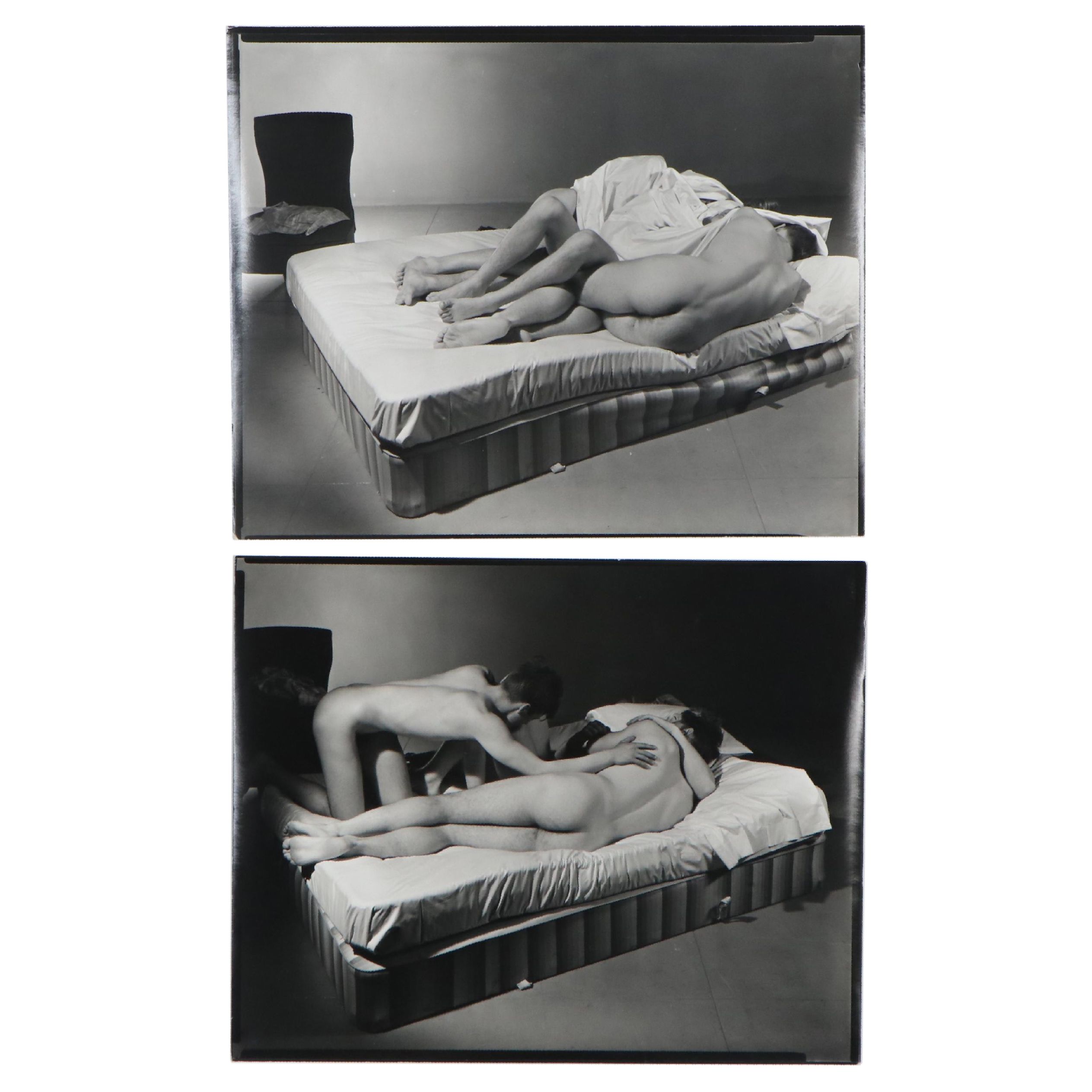 George Platt Lynes Silver Gelatin Photographs of Reclining Male Nudes