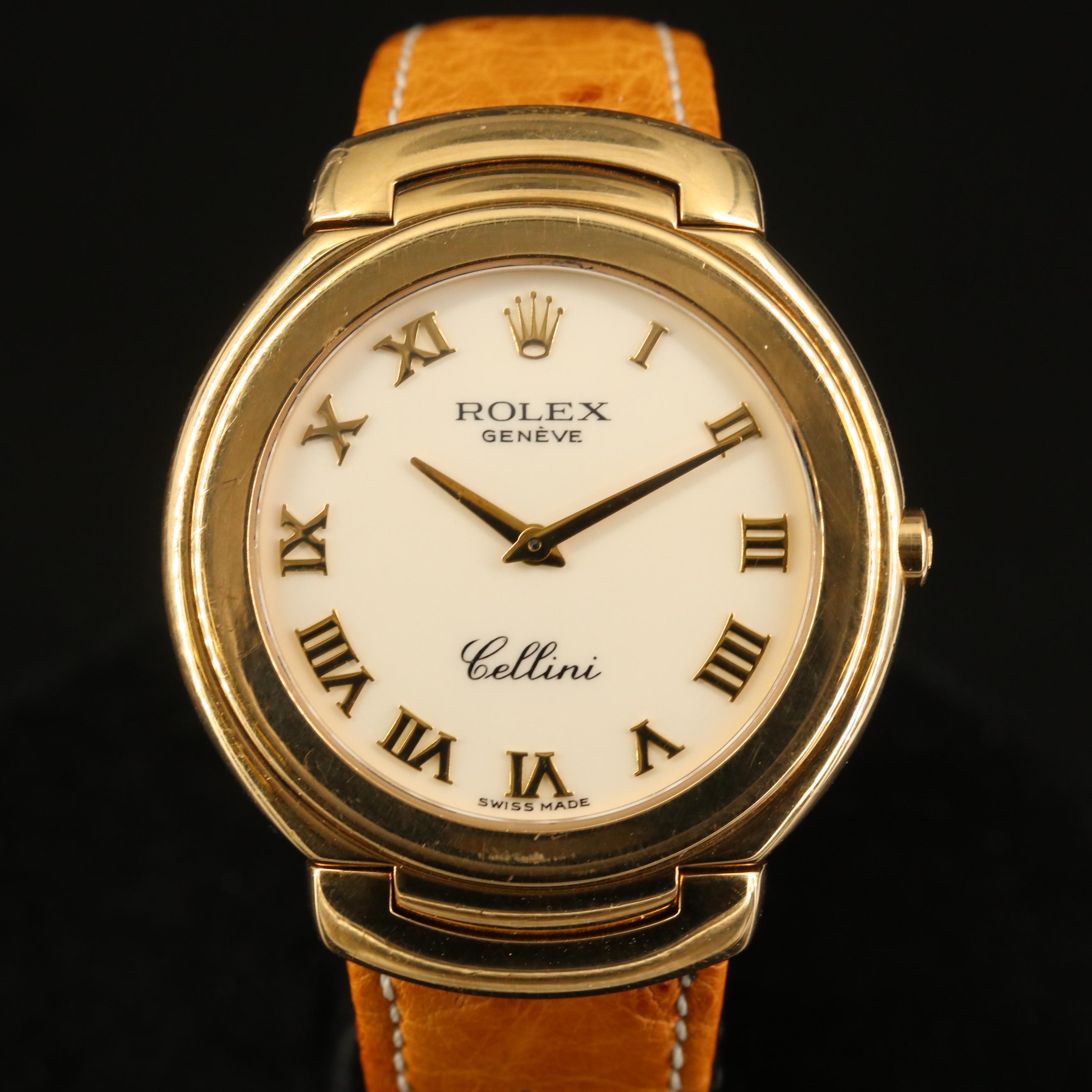 1993 Rolex "Cellini" 18K Yellow Gold Quartz Watch