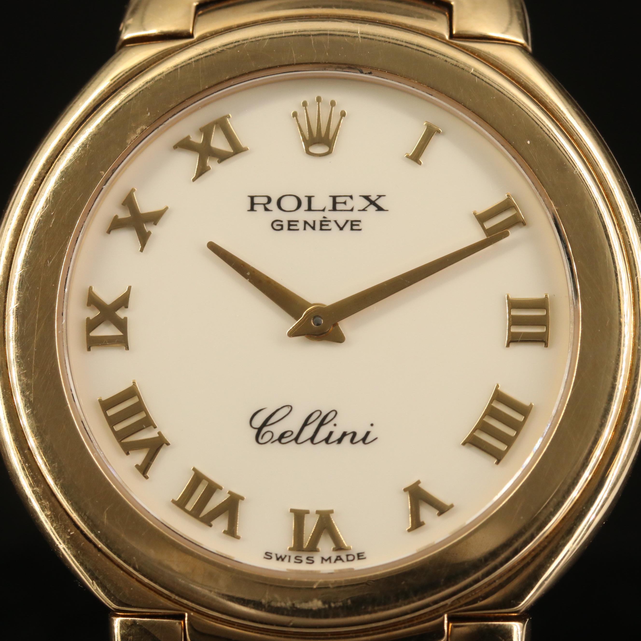 1993 Rolex "Cellini" 18K Yellow Gold Quartz Watch