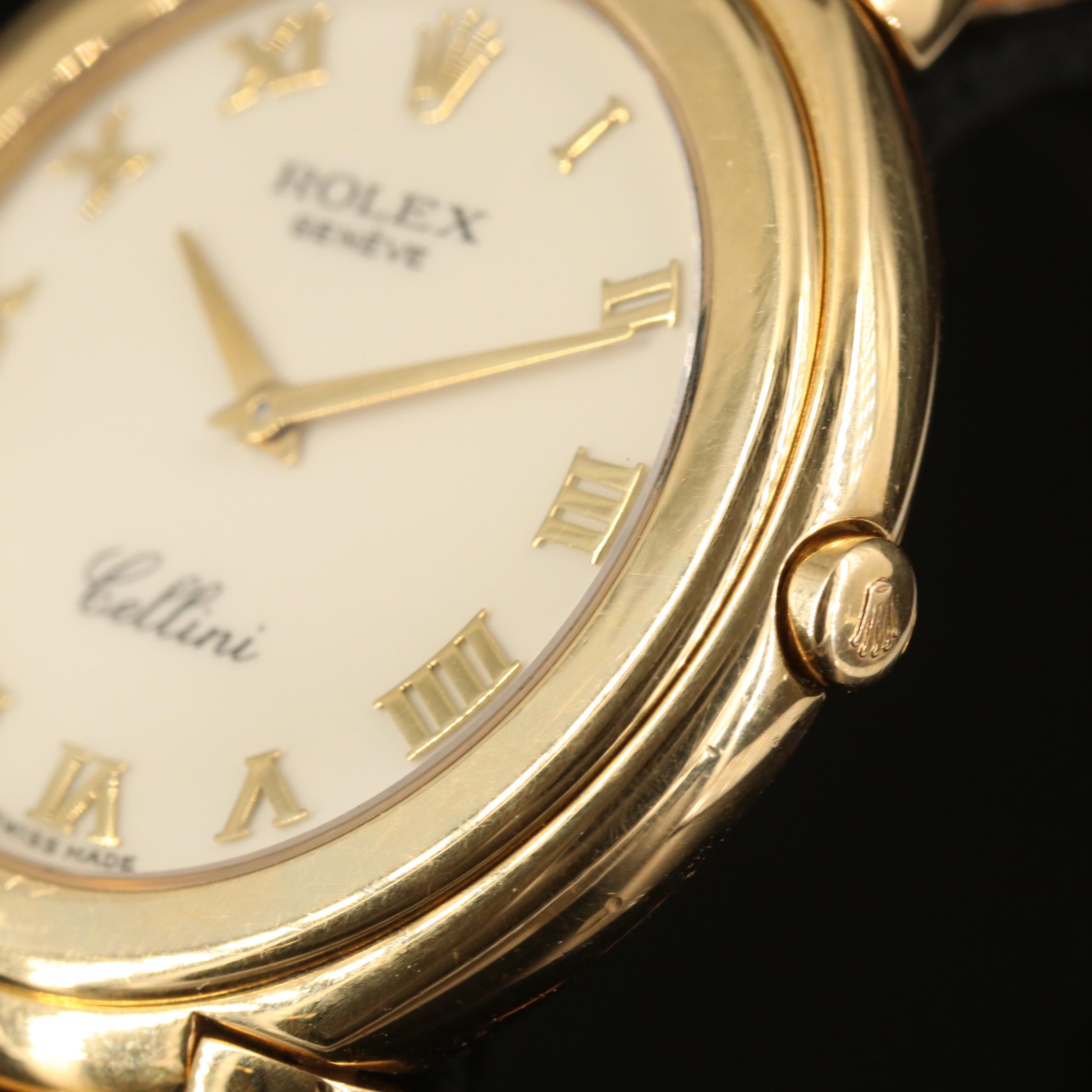 1993 Rolex "Cellini" 18K Yellow Gold Quartz Watch