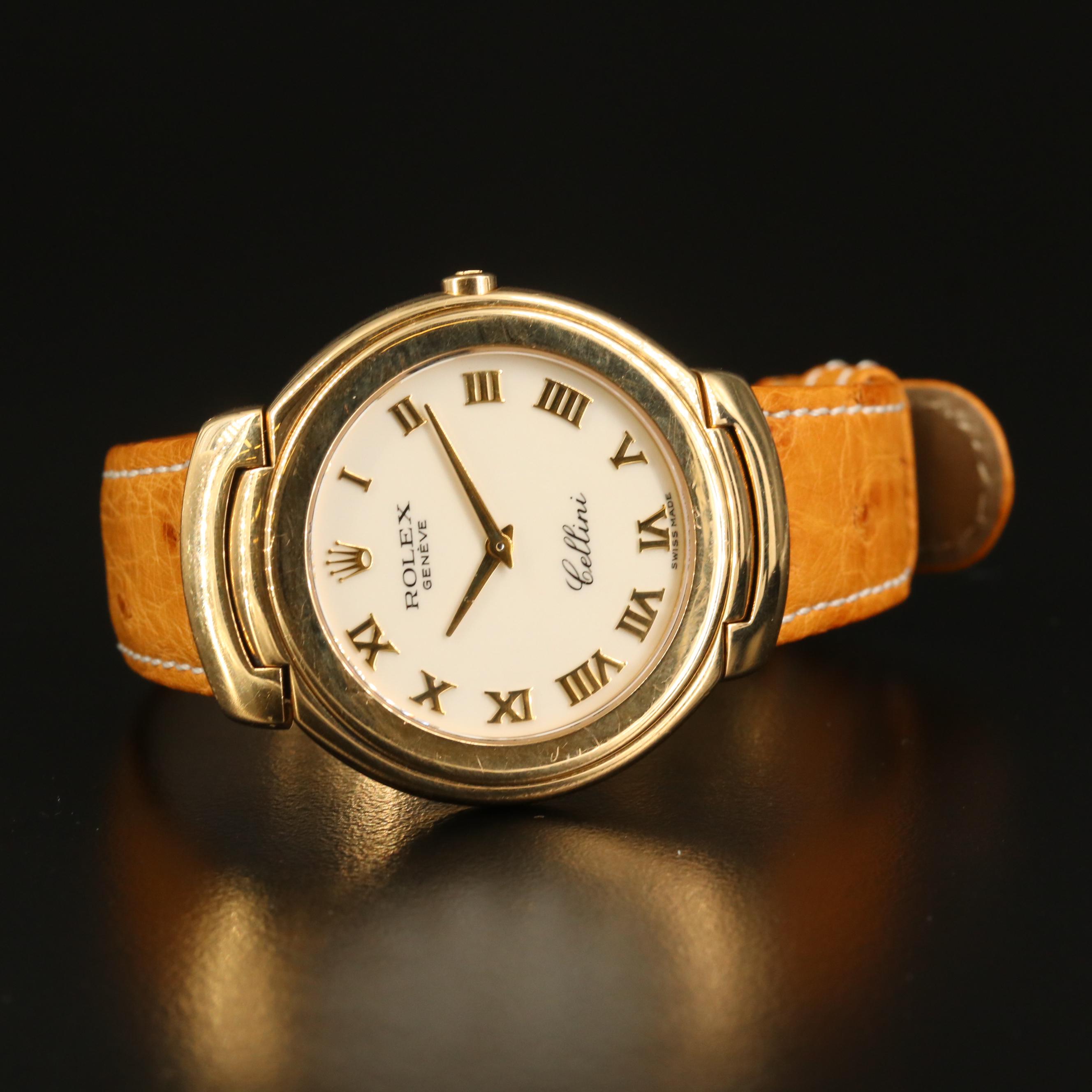 1993 Rolex "Cellini" 18K Yellow Gold Quartz Watch