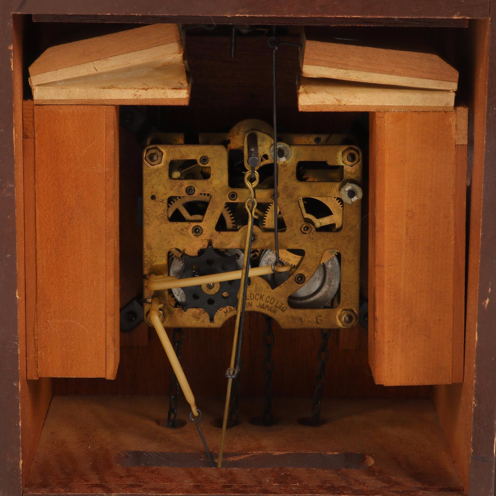 Poppo Tezuka Clock Co. Japanese Cuckoo Clock, Mid to Late 20th Century