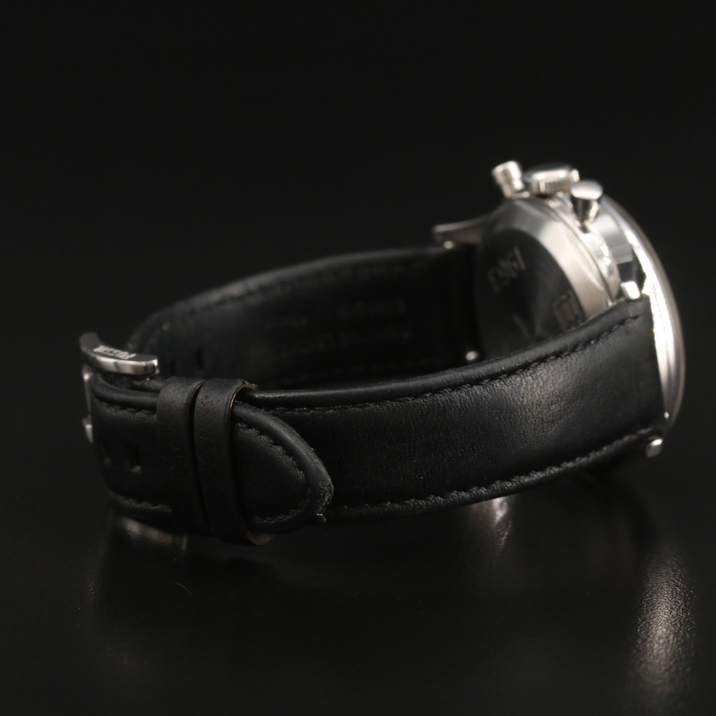 1963 Seagull Chronograph Stainless Steel Stem Wind Watch