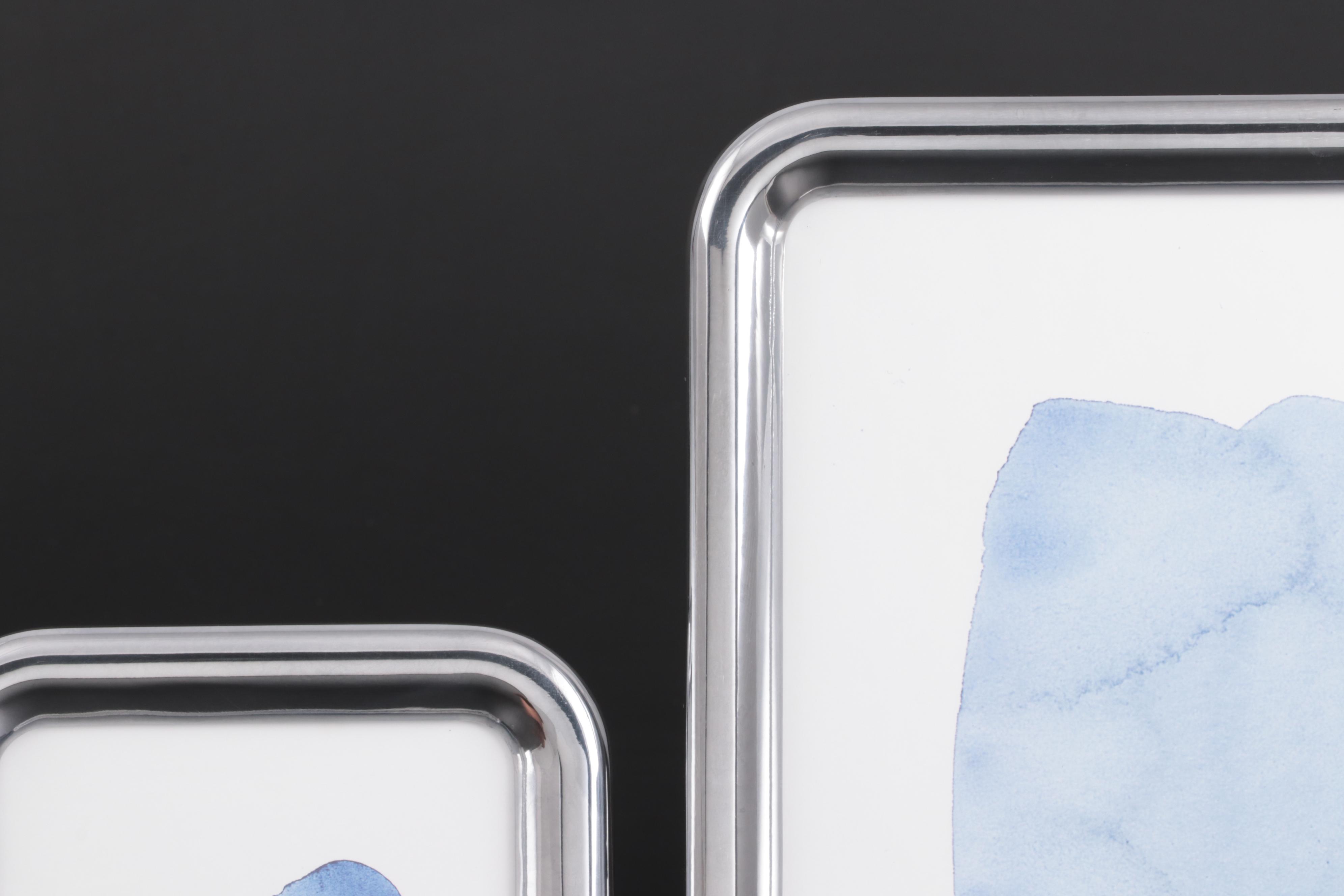 Georg Jensen "Tableau" Picture Frames with "Urkiola" Candlestick Holders