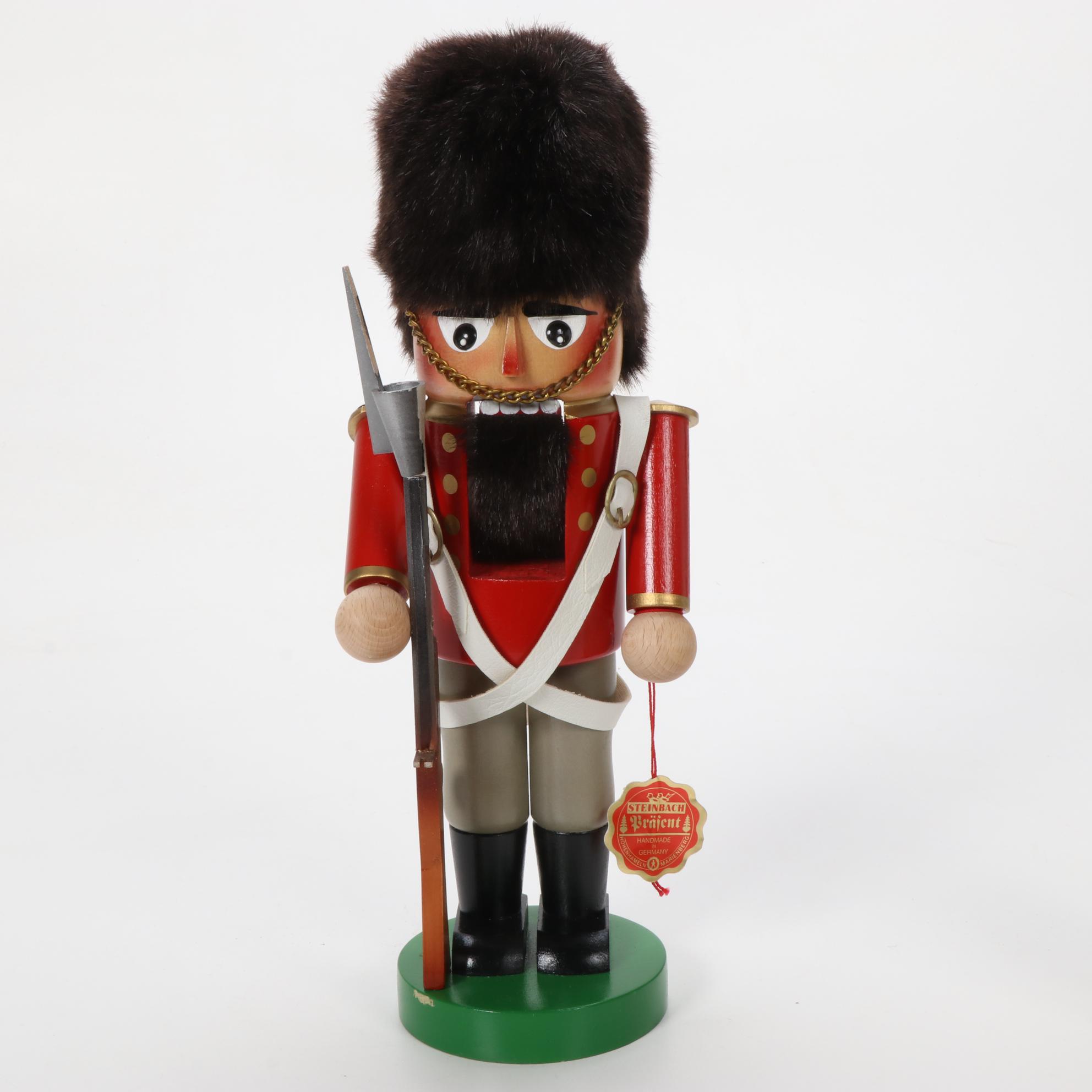 Steinbach "English Royal Guard" and "Skier" Nutcracker, Late 20th Century
