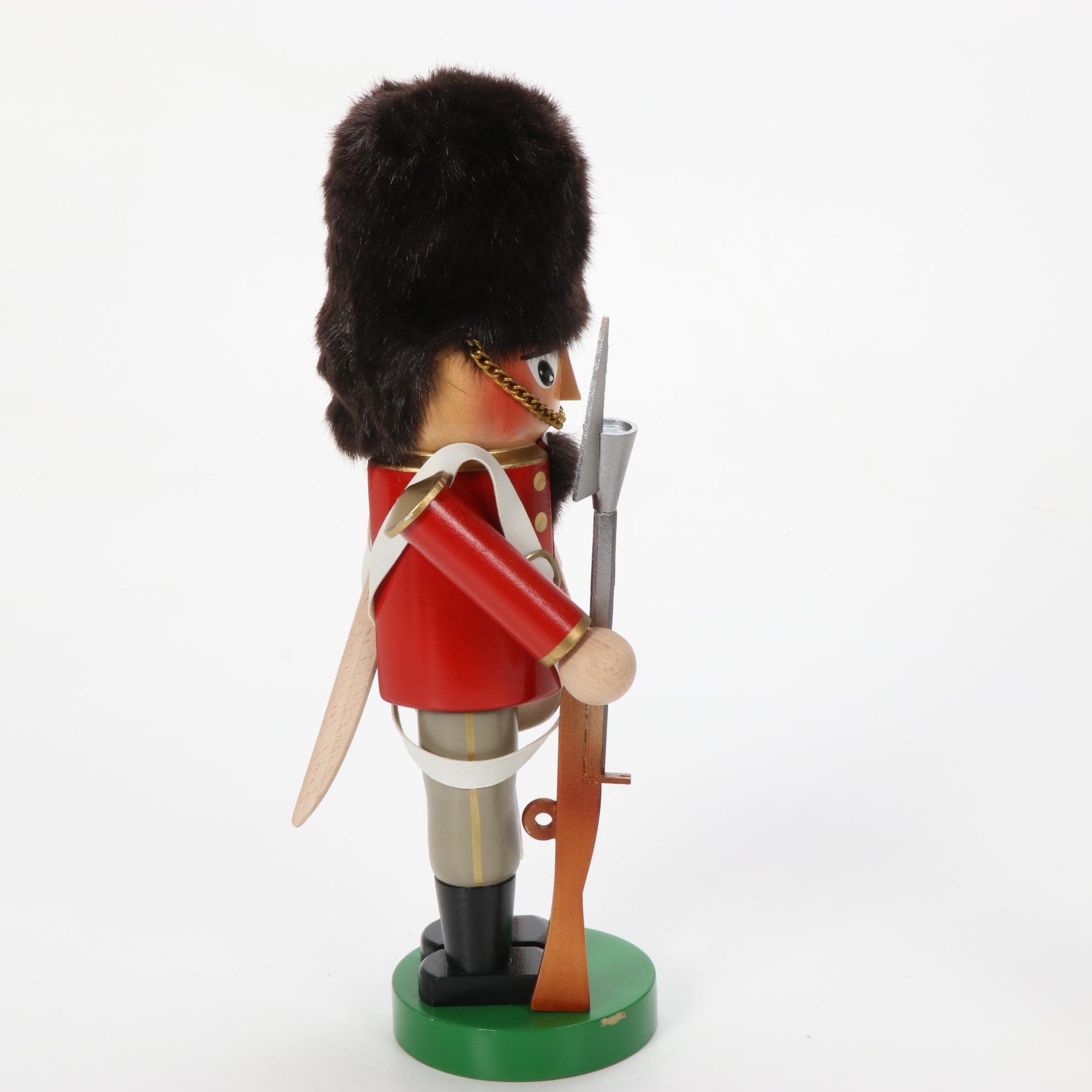 Steinbach "English Royal Guard" and "Skier" Nutcracker, Late 20th Century