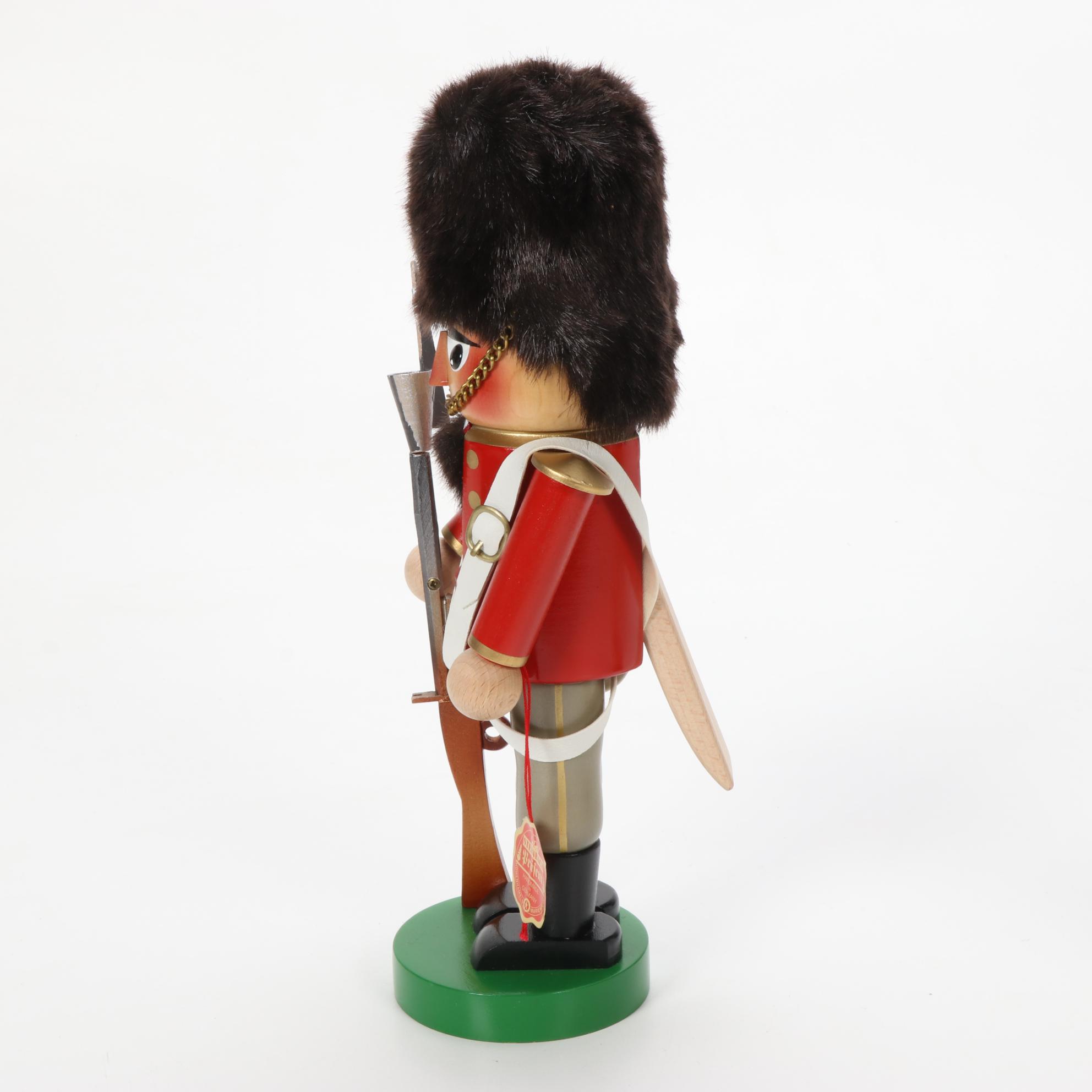 Steinbach "English Royal Guard" and "Skier" Nutcracker, Late 20th Century