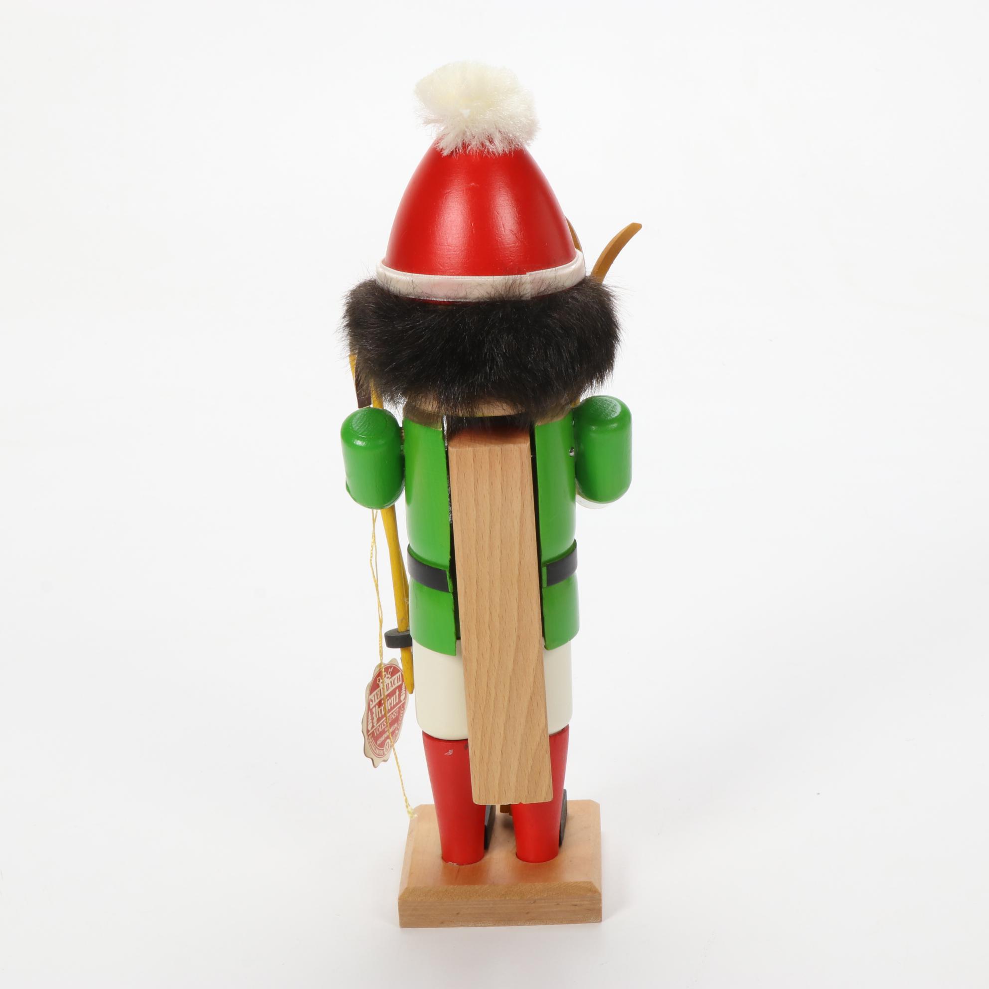 Steinbach "English Royal Guard" and "Skier" Nutcracker, Late 20th Century