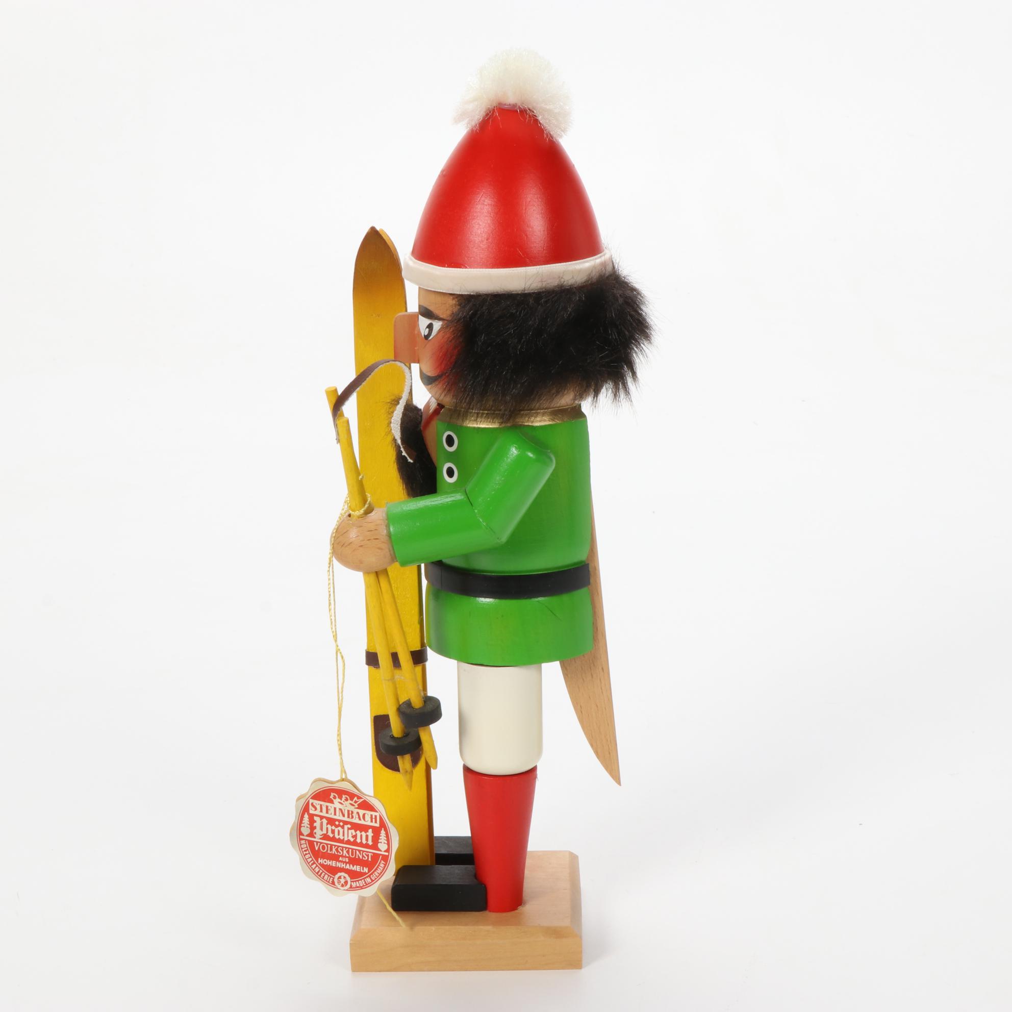 Steinbach "English Royal Guard" and "Skier" Nutcracker, Late 20th Century
