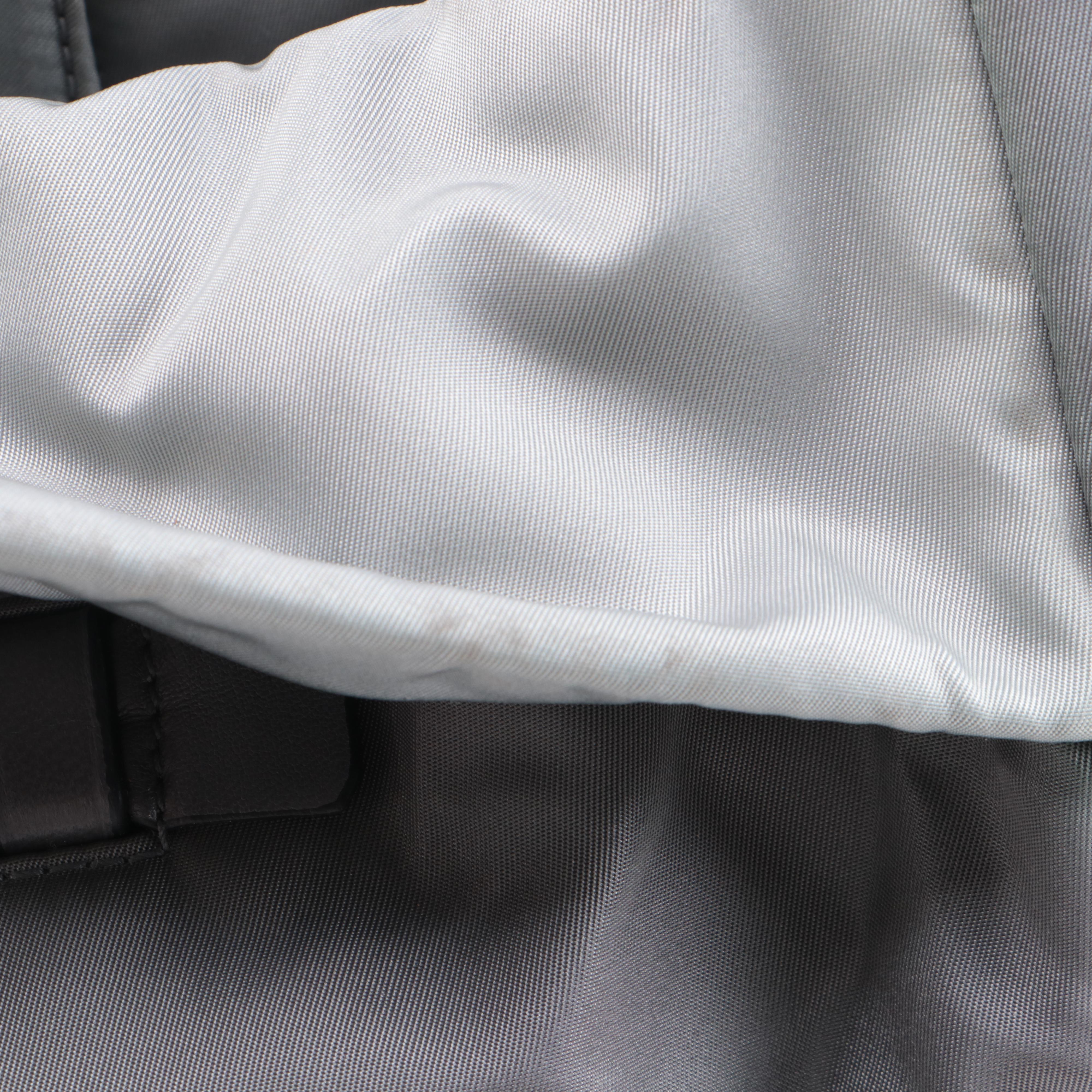 Prada Two-Tone Grey Tessuto Nylon Tote