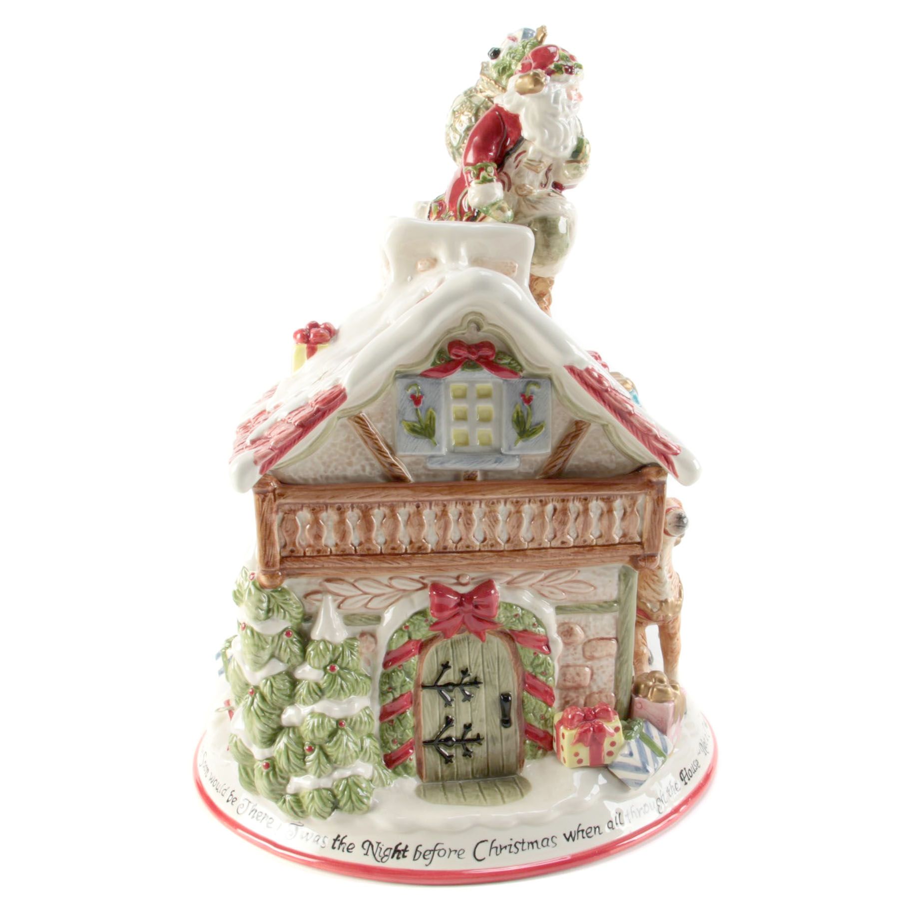 Fitz and Floyd "St. Nick" Ceramic Cookie Jar, 2008–2010