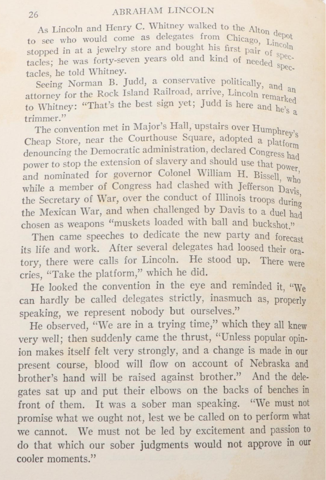 First Trade Edition "Abraham Lincoln: The Prairie Years" by Carl Sandburg
