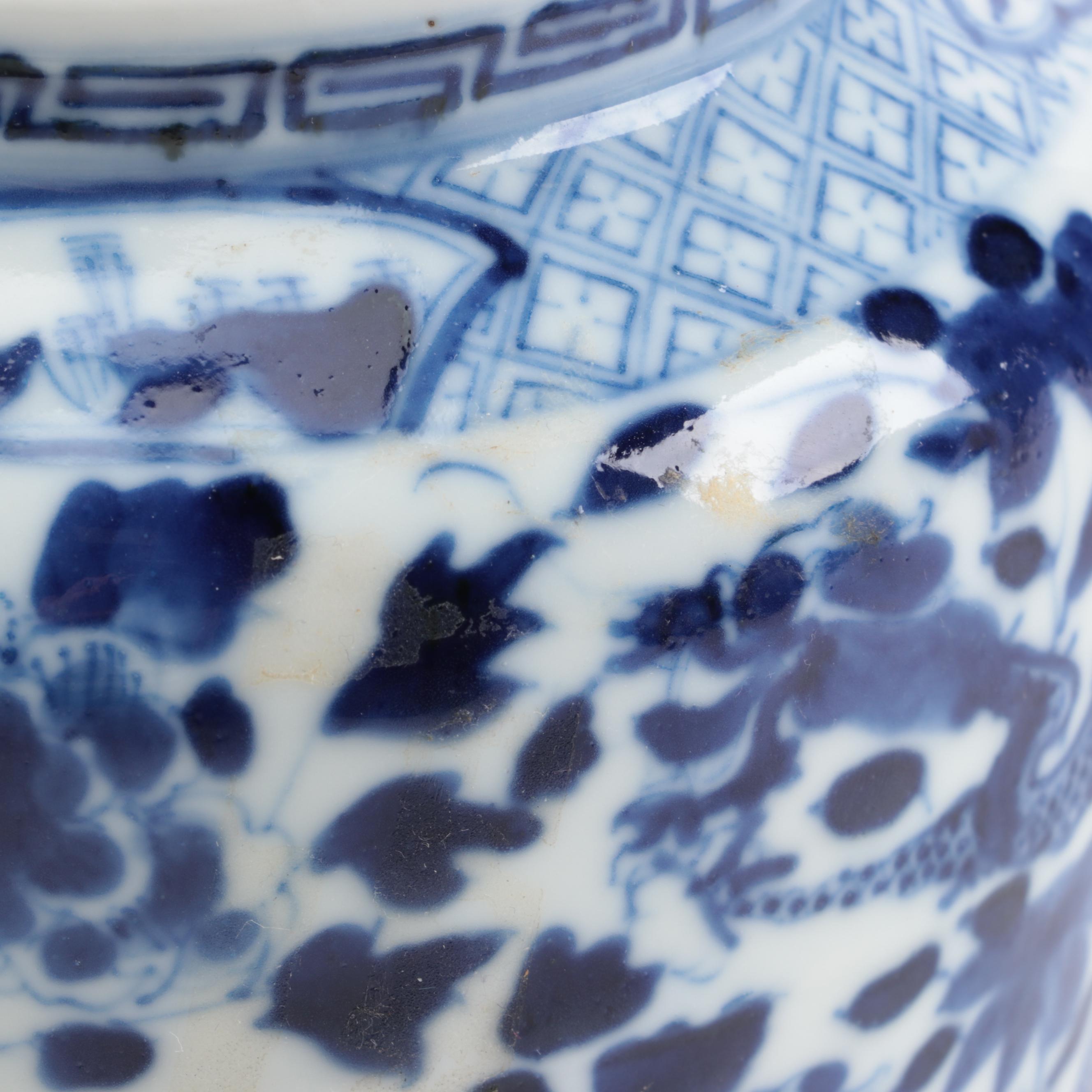 Chinese Blue and White Porcelain Camcheng, Late 19th/Early 20th Century