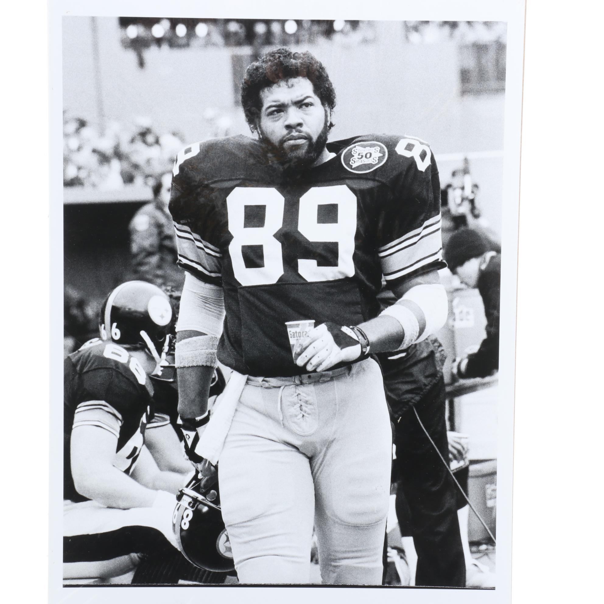 Pittsburgh Steelers Bennie Cunningham 50th Season Offset Lithograph