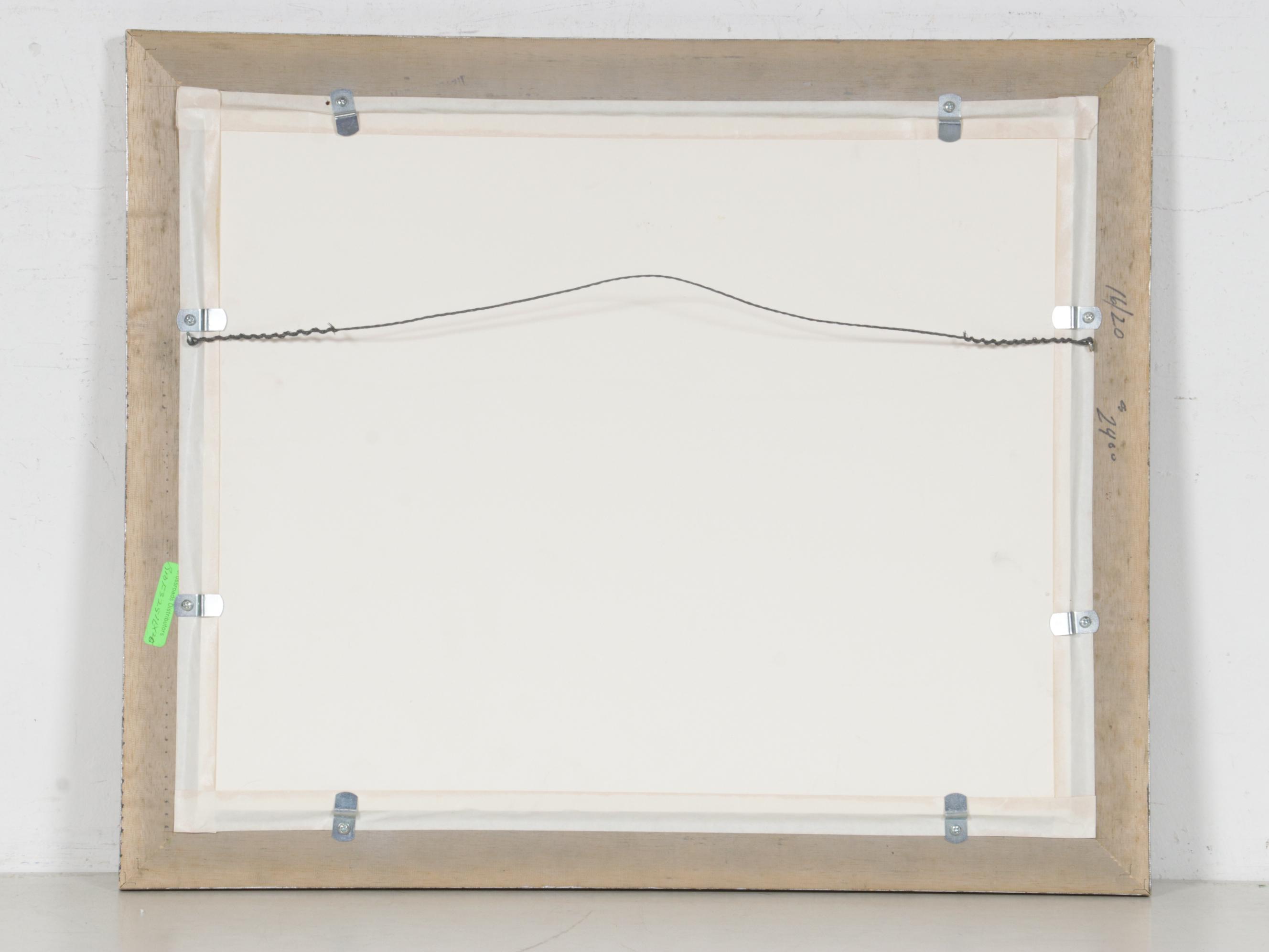 Pastel Drawing of Marshland