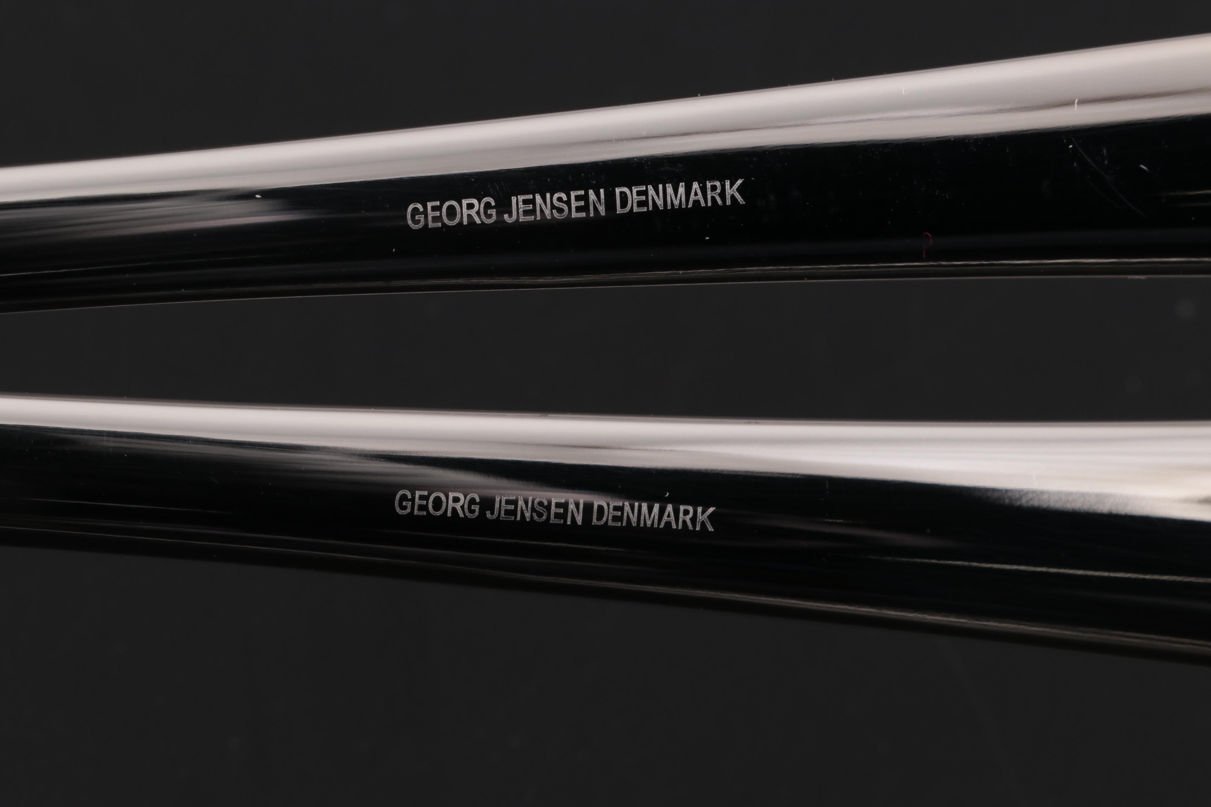Georg Jensen Stainless Steel Ladle, Cheese Knives and Salad Servers